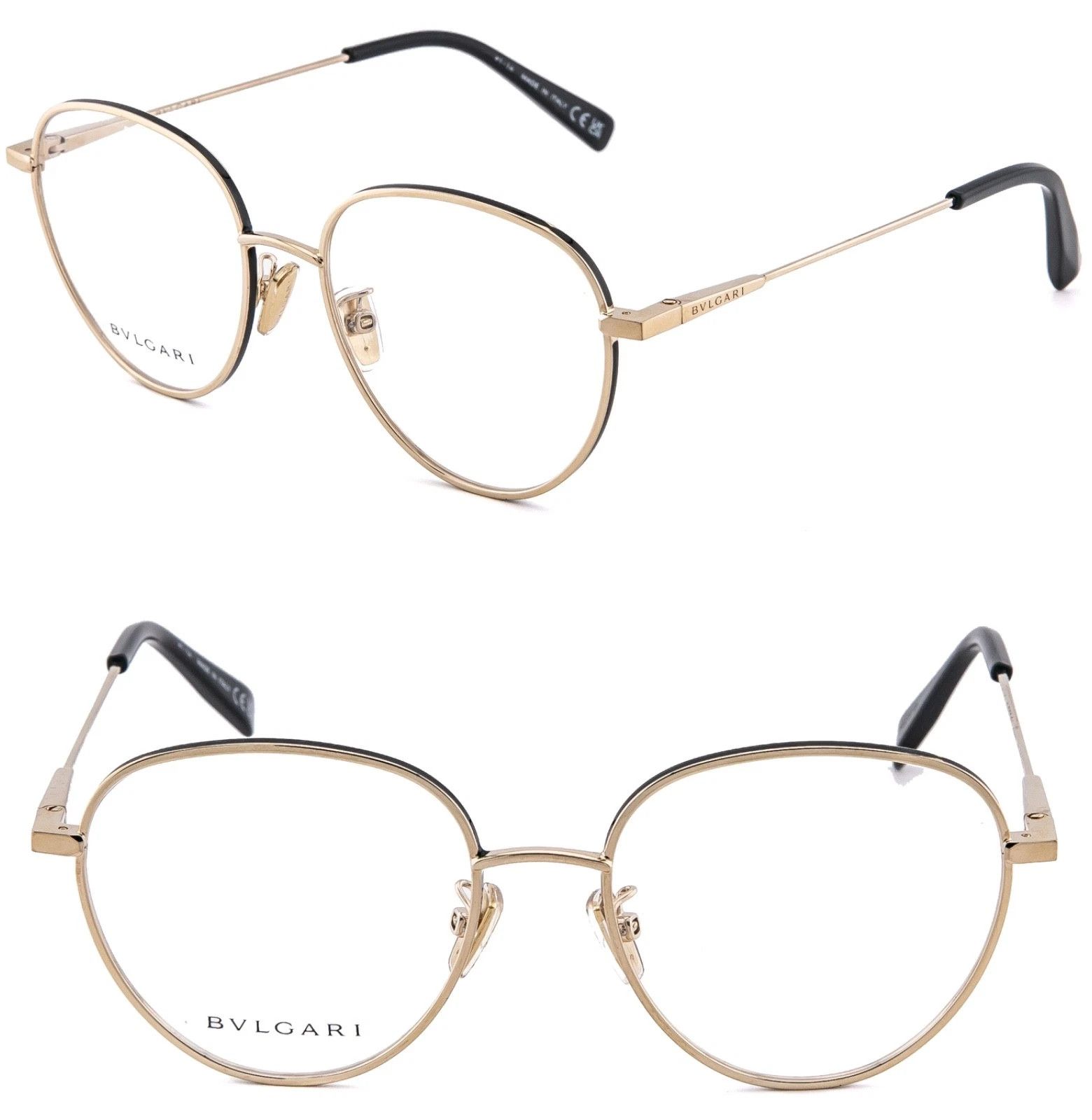 Bvlgari BVLGARI 50012 B.ZERO1 BV50012U Gold Black Optical 033 Zero Size ONE SIZE - 1 Thumbnail
