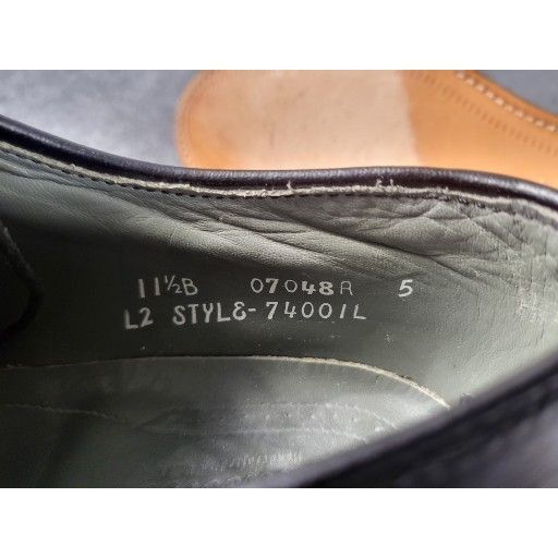 Vintage Footjoy Classics Oxford Dress Shoes Men Sz 11.5B Bla