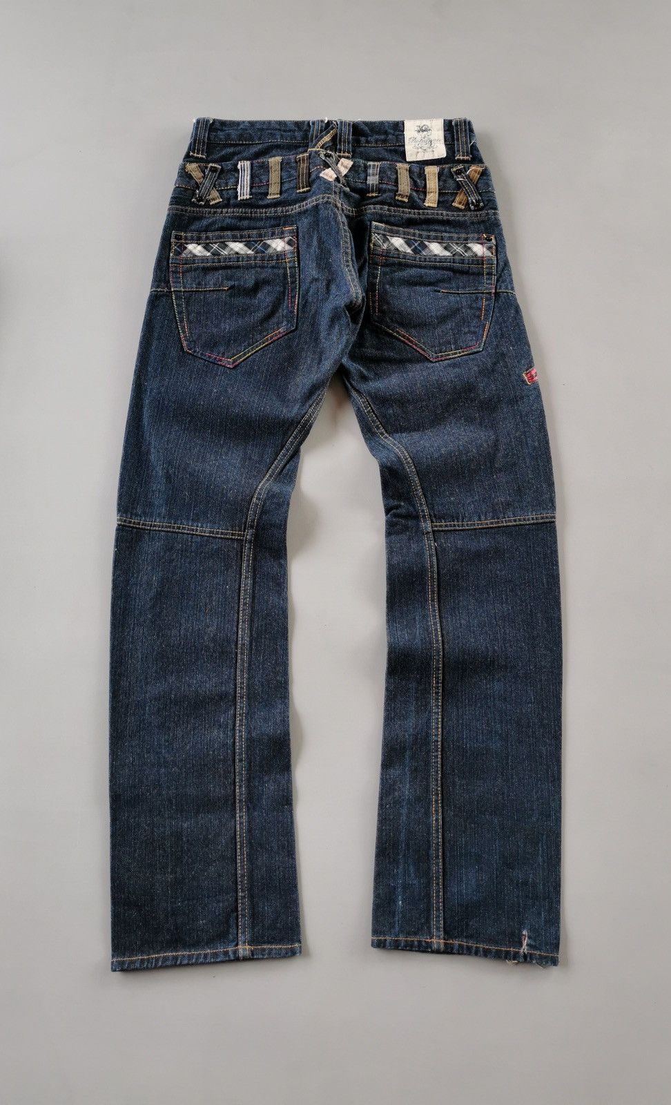 14th Addiction Dominate Double Waist Zipper Denim Jeans Size US 31 - 1 Thumbnail