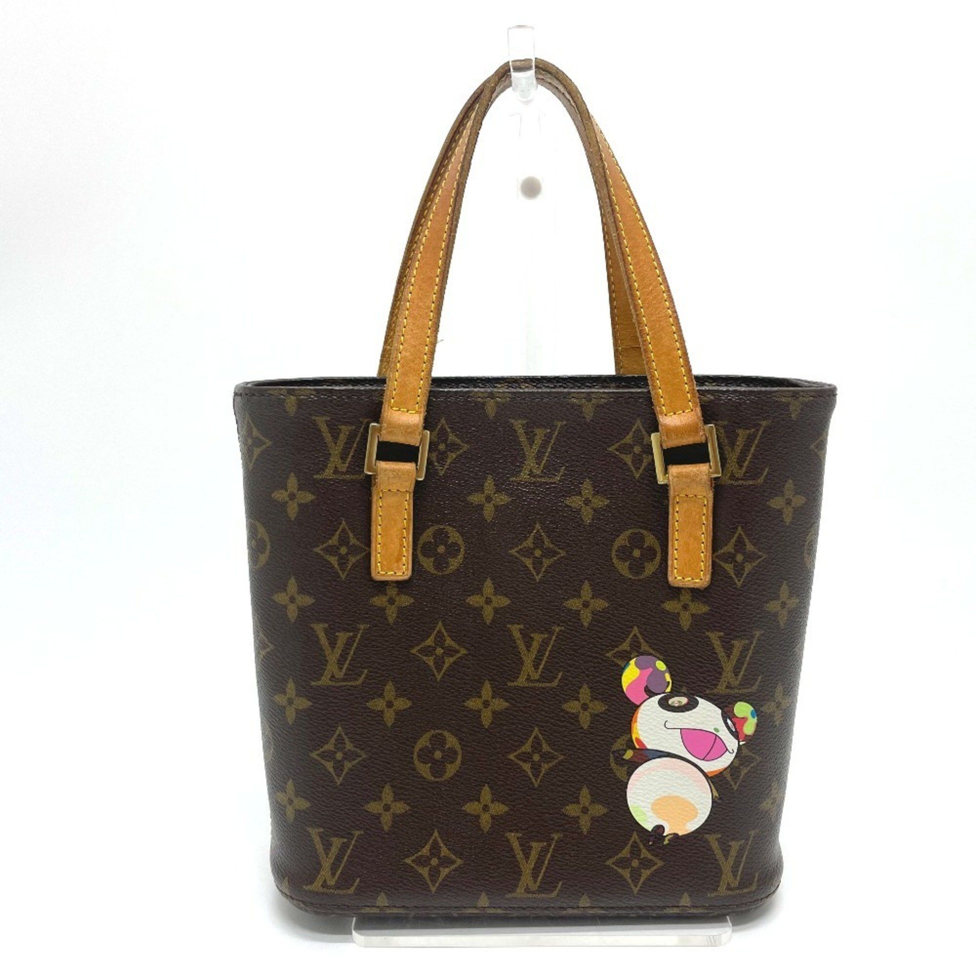 LOUIS VUITTON M51173 Monogram Panda Vavin PM Handbag in collaboration with Takashi Murakami Canvas Women's Brown