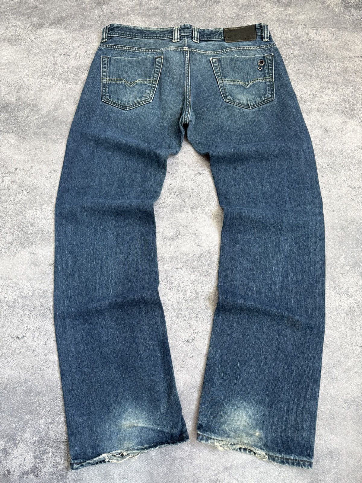Diesel Vintage Diesel Jeans Flared Baggy Denim 90s Y2K Rare Size US 33 - 2 Thumbnail