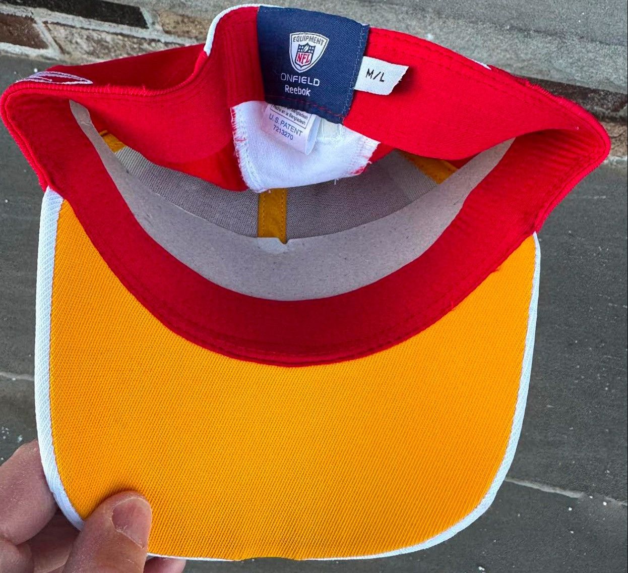 Reebok Vintage Reebok Kansas City Chiefs On Field Hat (Size M/L) Size ONE SIZE - 4 Thumbnail