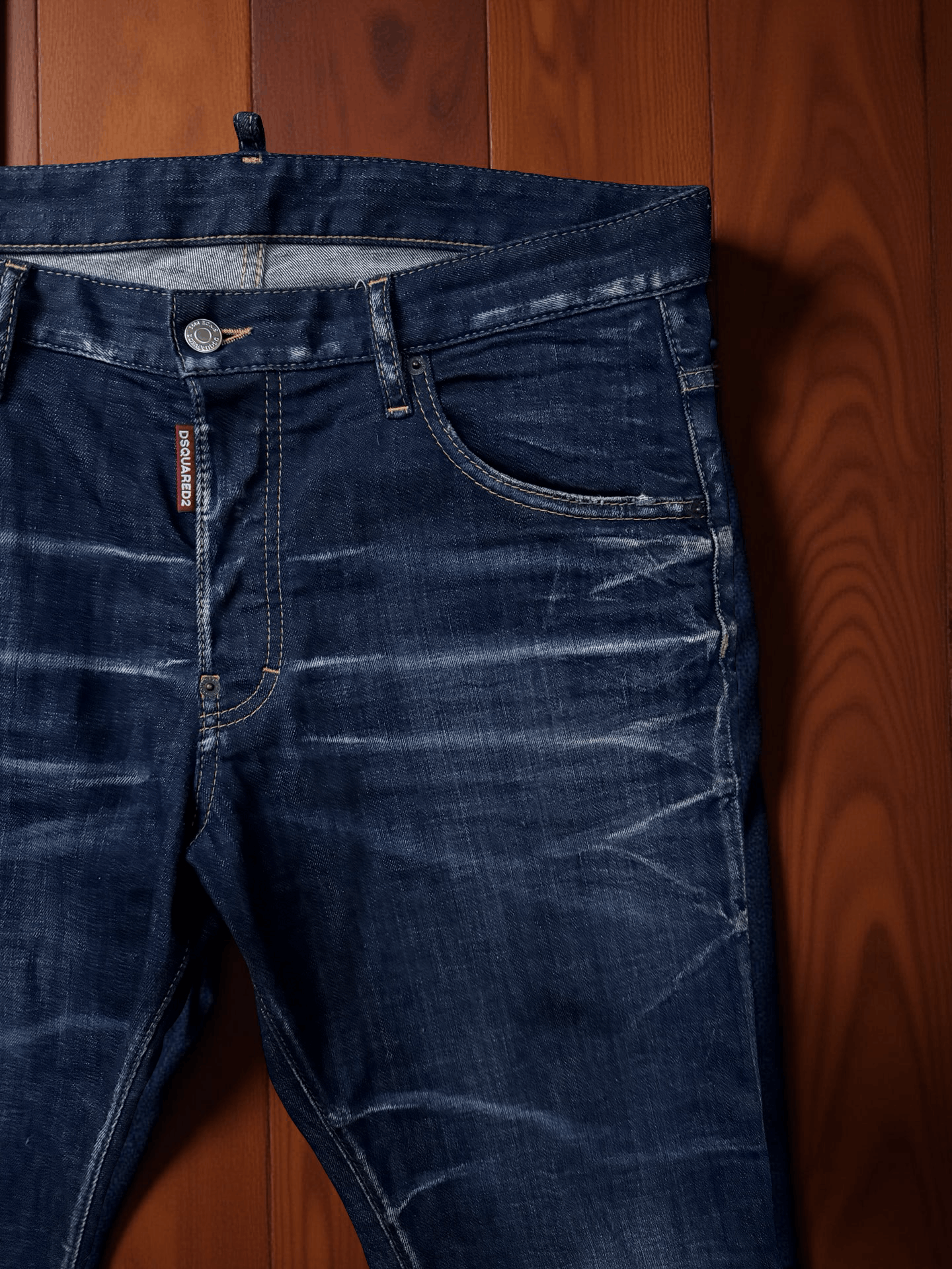 Dsquared2 DSQUARED2 DSQ2 RED LOGO BLUE DENIM SKATER JEANS SZ. 50 Size US 34 / EU 50 - 12 Thumbnail