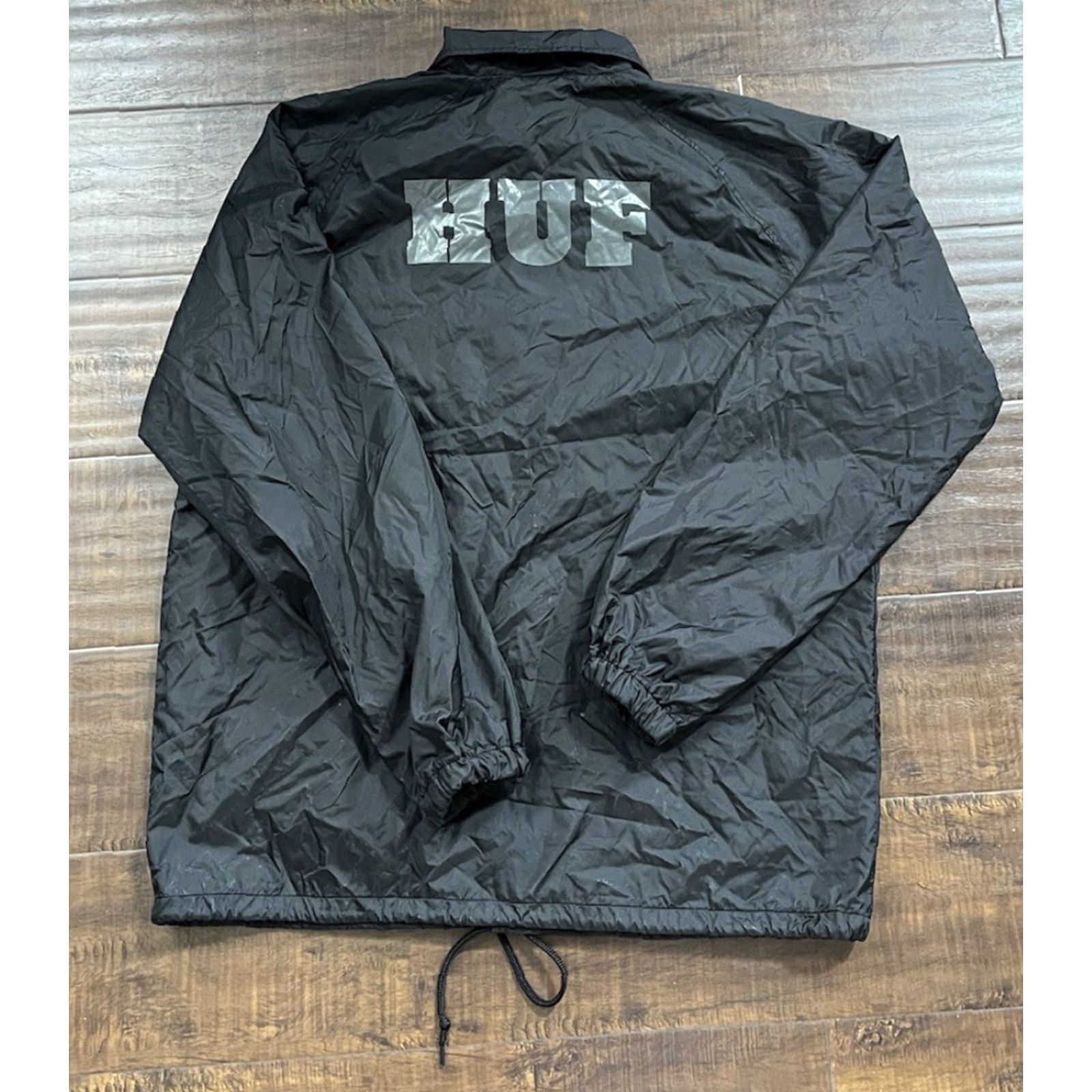 Huf VINTAGE HUF Windbreaker Jacket Mens XL Black South Park Cartman Kenny Stan Kyle Comedy Central Cartoon Size US XL / EU 56 / 4 - 6 Thumbnail