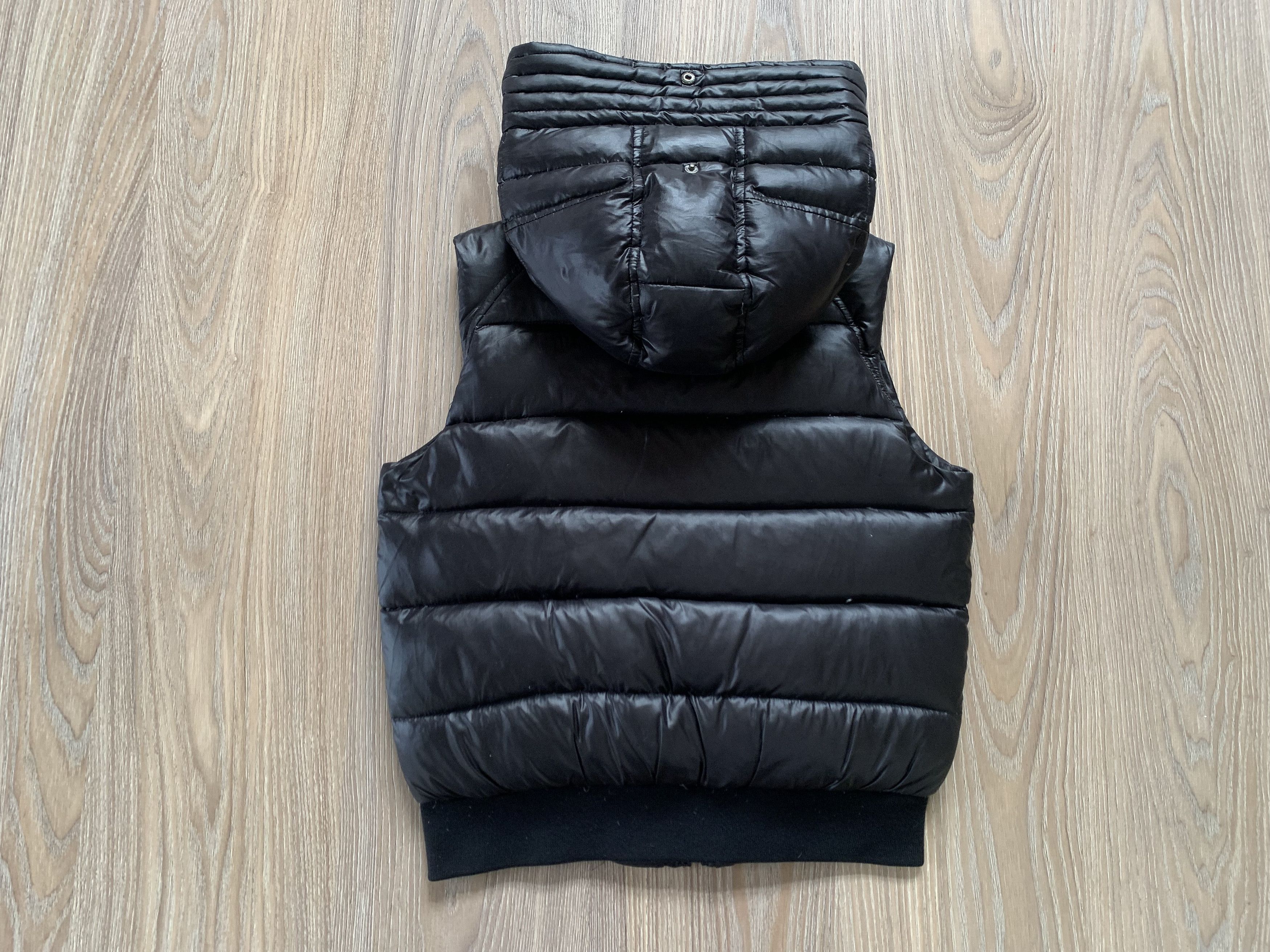 Moncler Womens Moncler Down Hooded Puffer Vest Size XXS / US 00 / IT 34 - 3 Thumbnail