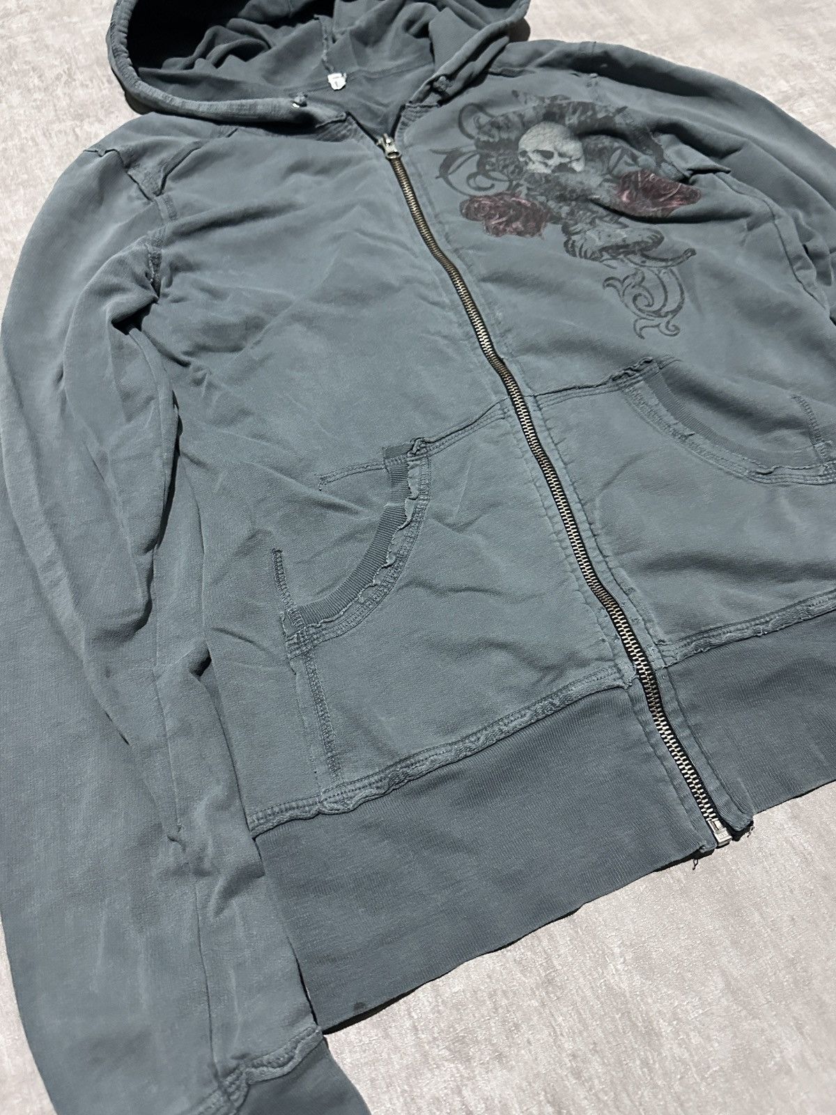 Hysteric Glamour Crazy Y2K LGB Style Zip Hoodie ISWN Size US L / EU 52-54 / 3 - 3 Thumbnail