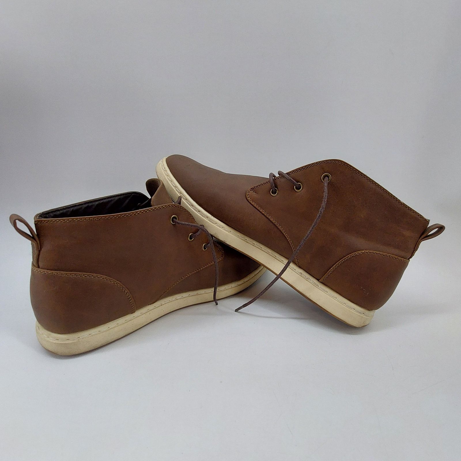 Perry Ellis Perry Ellis Portfolio Men's Brown Lace Up Demi Hi Casual Size US 13 / EU 46 - 11 Thumbnail