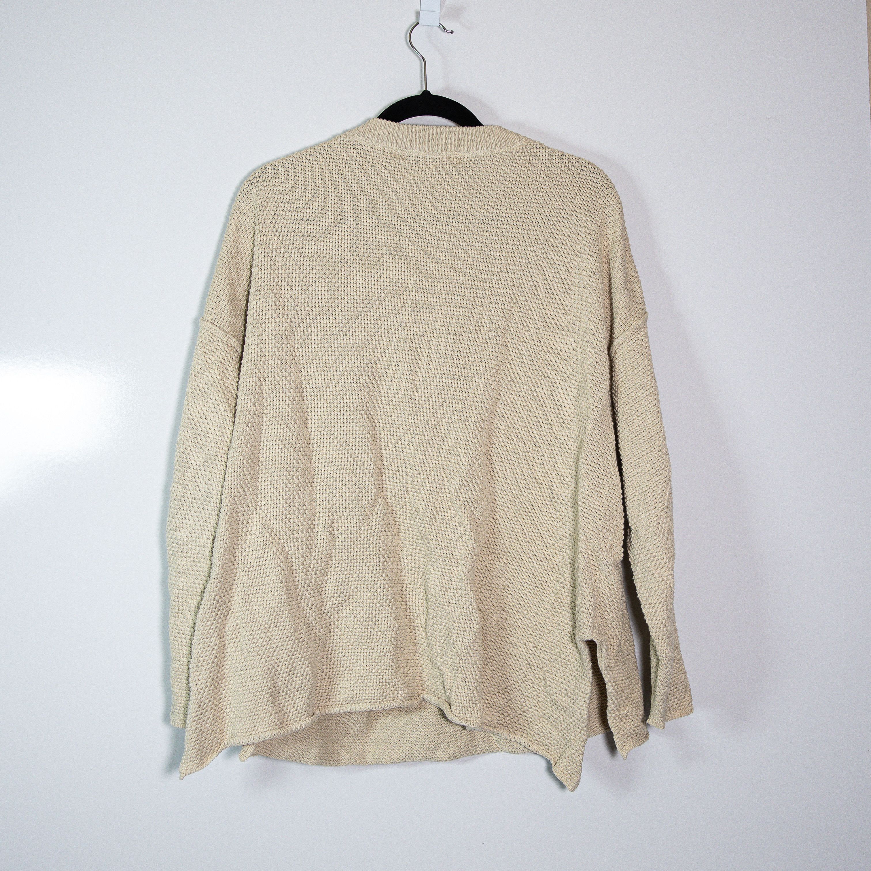 Free People Free People Hailey Cotton Chunky Knit Size L / US 10 / IT 46 - 4 Thumbnail