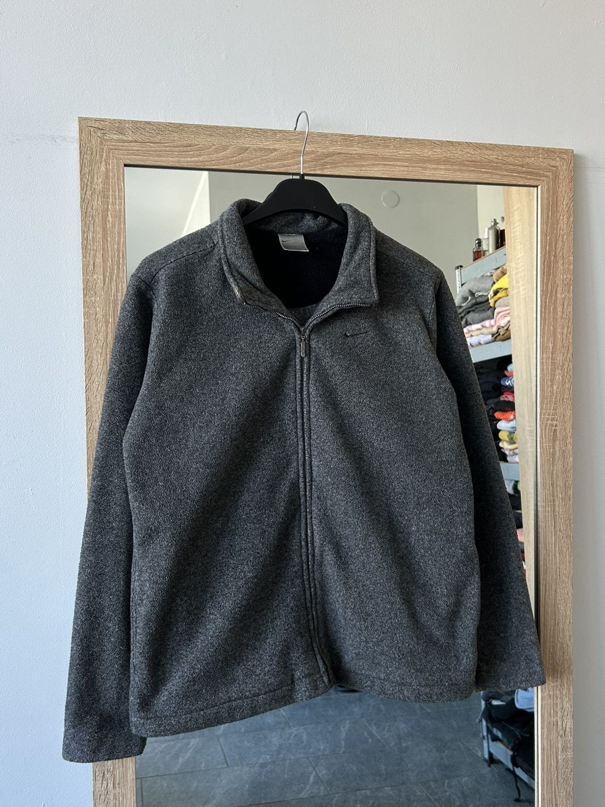 Nike Vintage fleece Nike swoosh zip sweatshirt small Size US S / EU 44-46 / 1 - 4 Thumbnail