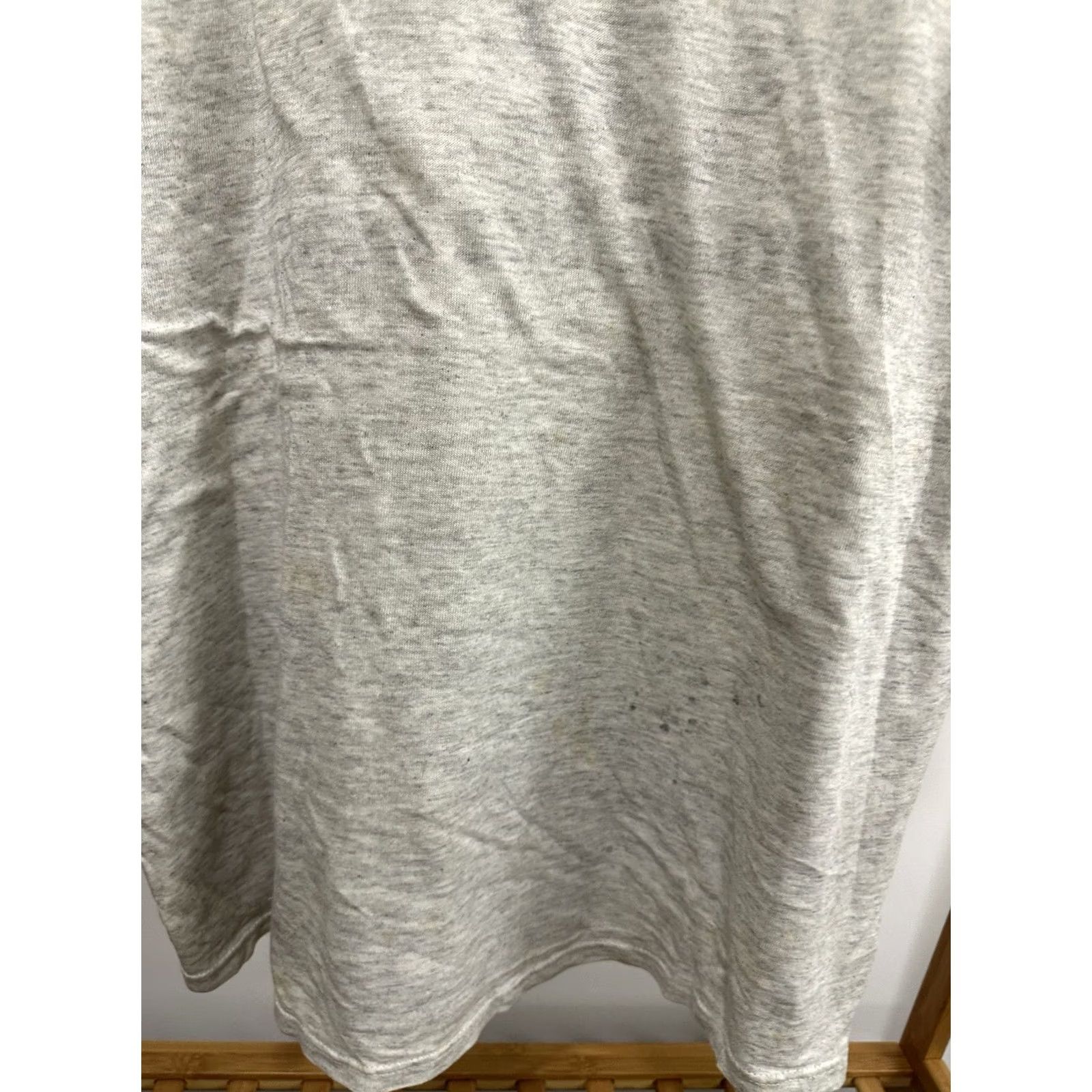 Jerzees VTG 90s State Wayland Wrestling Paper Thin Burnout Worn WIP T-Shirt XL Gray Mens Tee Front Thin Grunge 90s Size US XL / EU 56 / 4 - 8 Thumbnail
