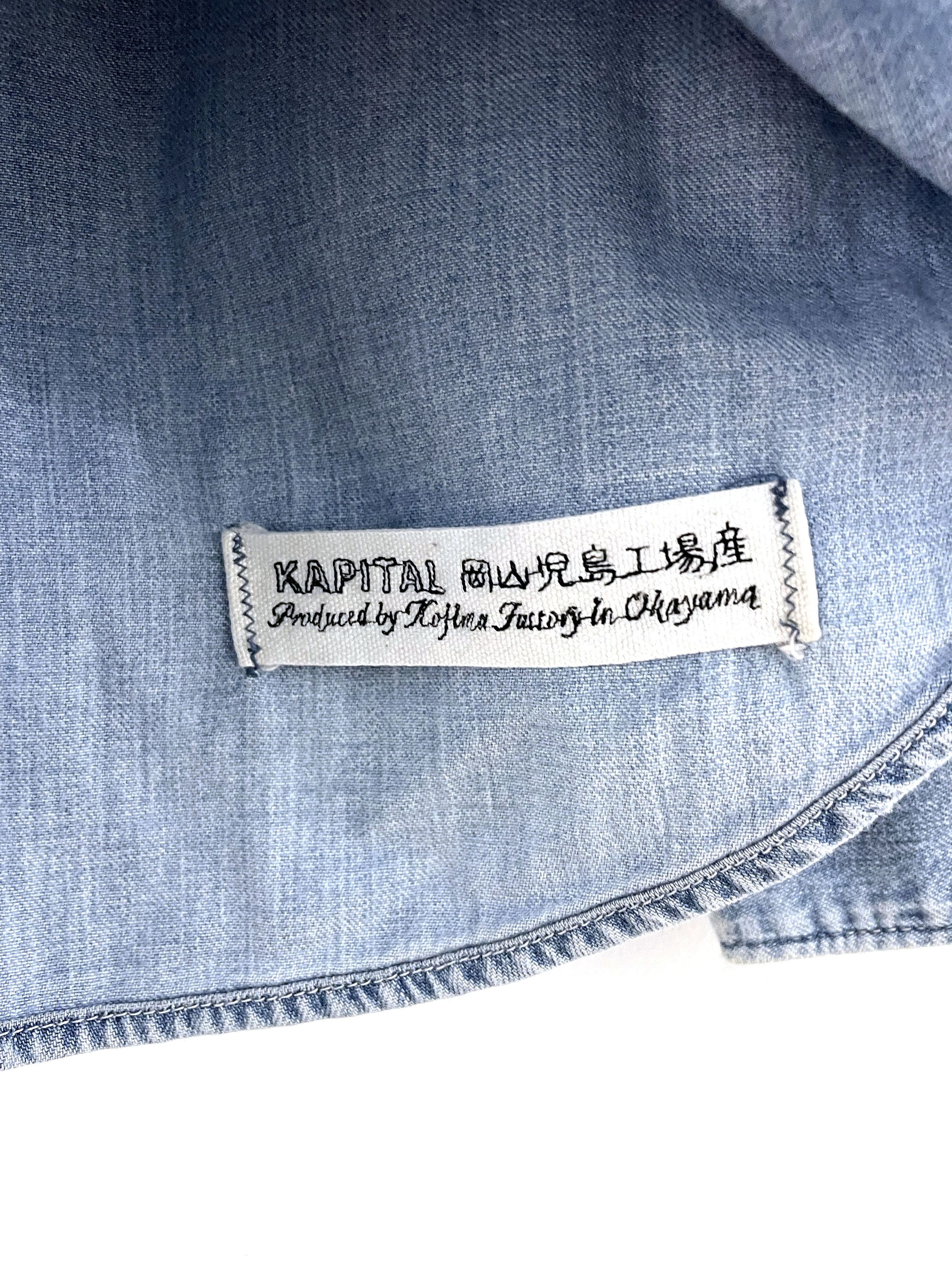 Kapital Western Denim Shirt Size US M / EU 48-50 / 2 - 9 Thumbnail