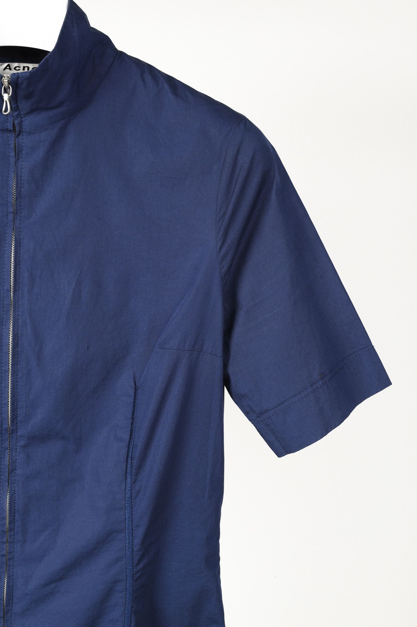 Acne Studios Acne Studios SS/16 Rane Blue Poplin Full-Zip Mini Dress Size M / US 6-8 / IT 42-44 - 5 Thumbnail