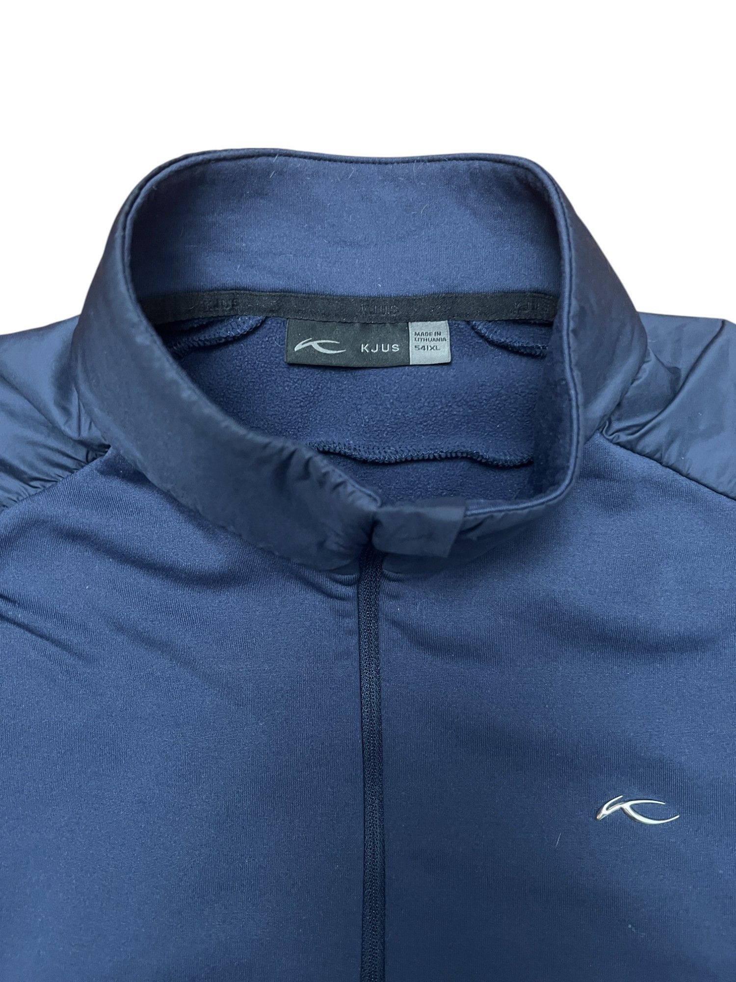 KJUS KJUS Caldera Half Zip Pullover Mens 54/XL Blue Stretch Size US XL / EU 56 / 4 - 6 Thumbnail