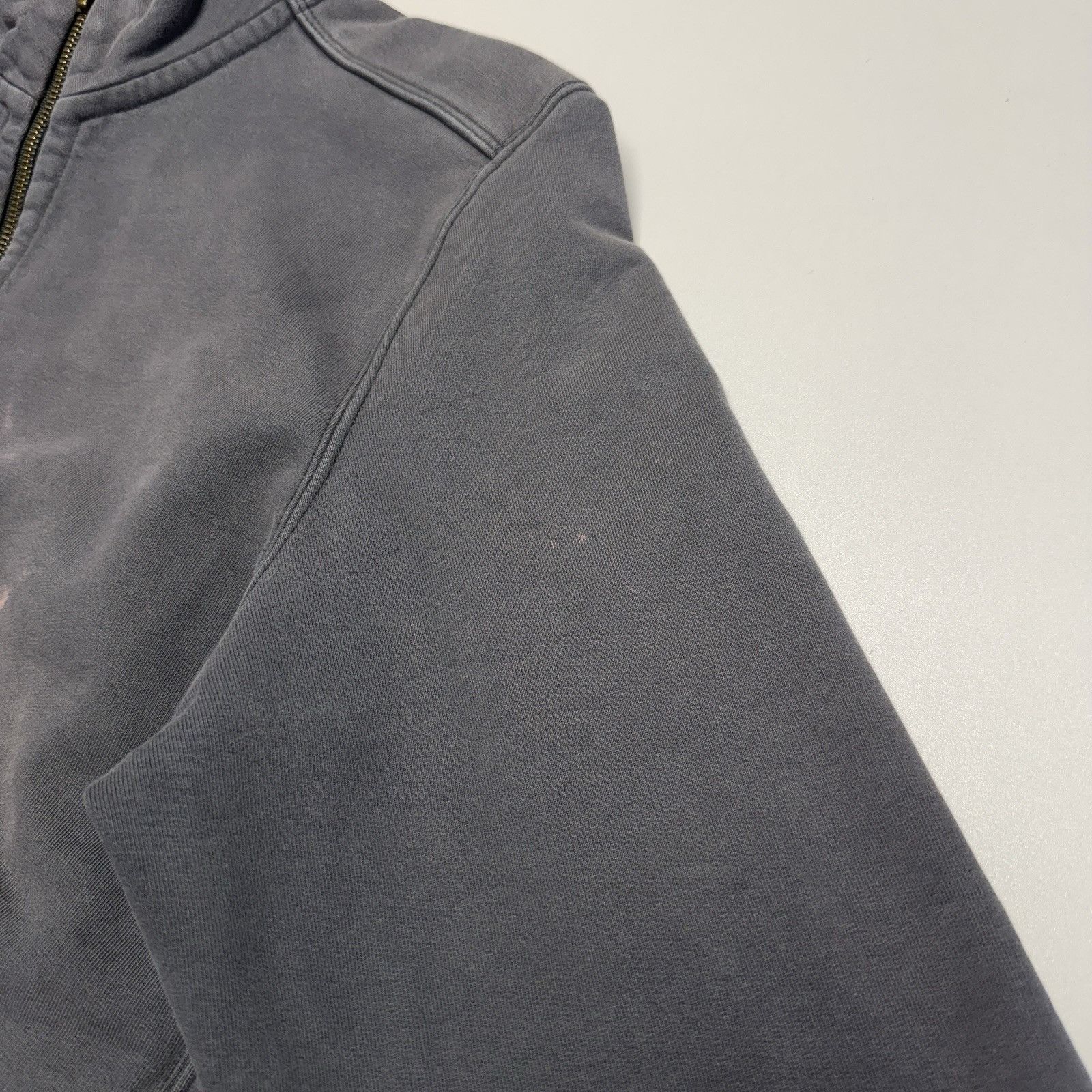 American Giant American Giant Sweatshirt Mens Large Gray Full Zip Mock Neck Size US L / EU 52-54 / 3 - 9 Thumbnail