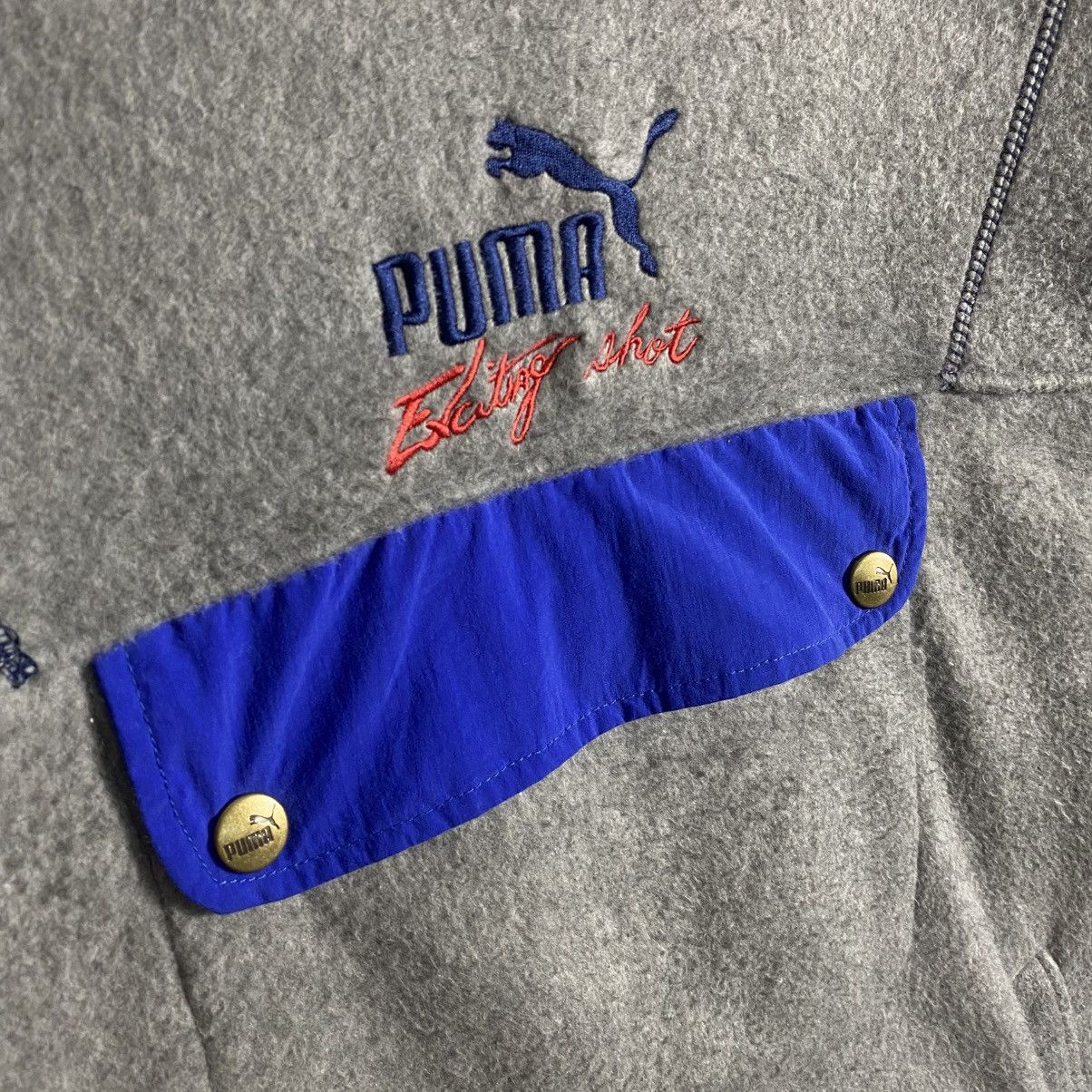 Puma × Vintage Vintage Puma Anorak Fleece Hoodie L Size Grey Colour Size US L / EU 52-54 / 3 - 7 Thumbnail