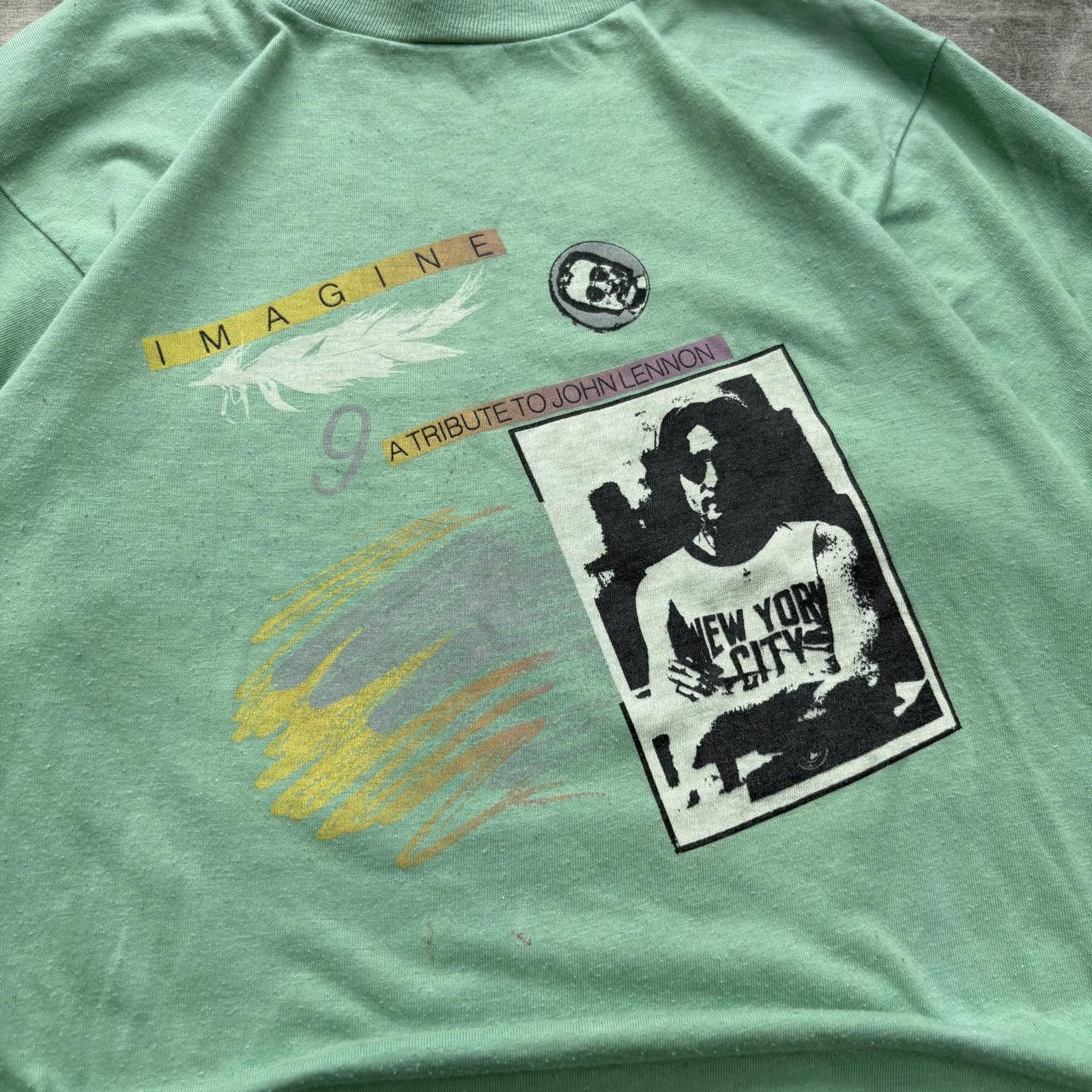 Other Vintage 80s Unique John Lennon Imagine The Beatles Shirt Size US M / EU 48-50 / 2 - 3 Thumbnail