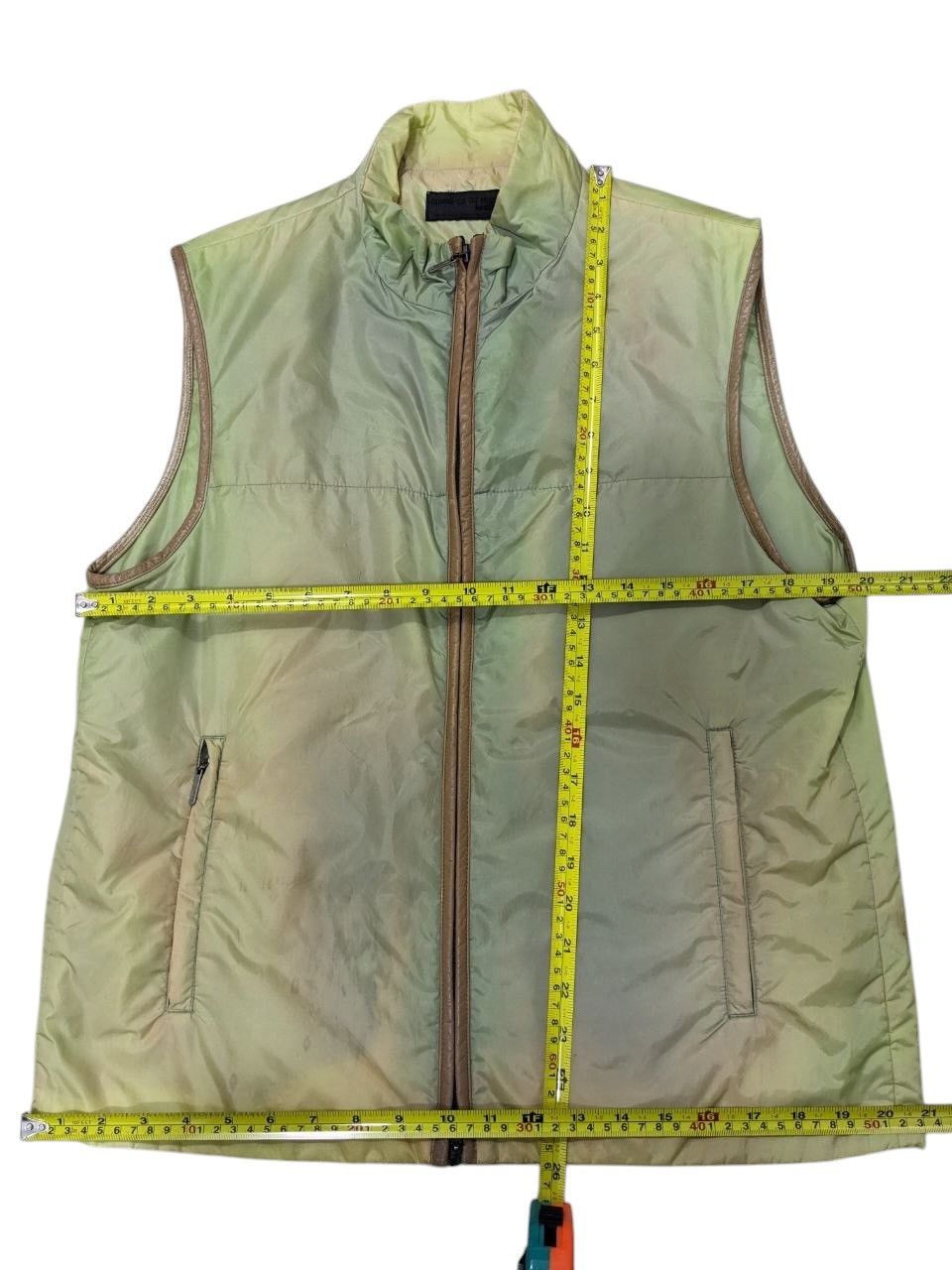 Comme Ca Ism COMMECADU MEN DYED FADED COLOR PATTERN SLEEVELES ZIPPER VEST Size US S / EU 44-46 / 1 - 11 Thumbnail