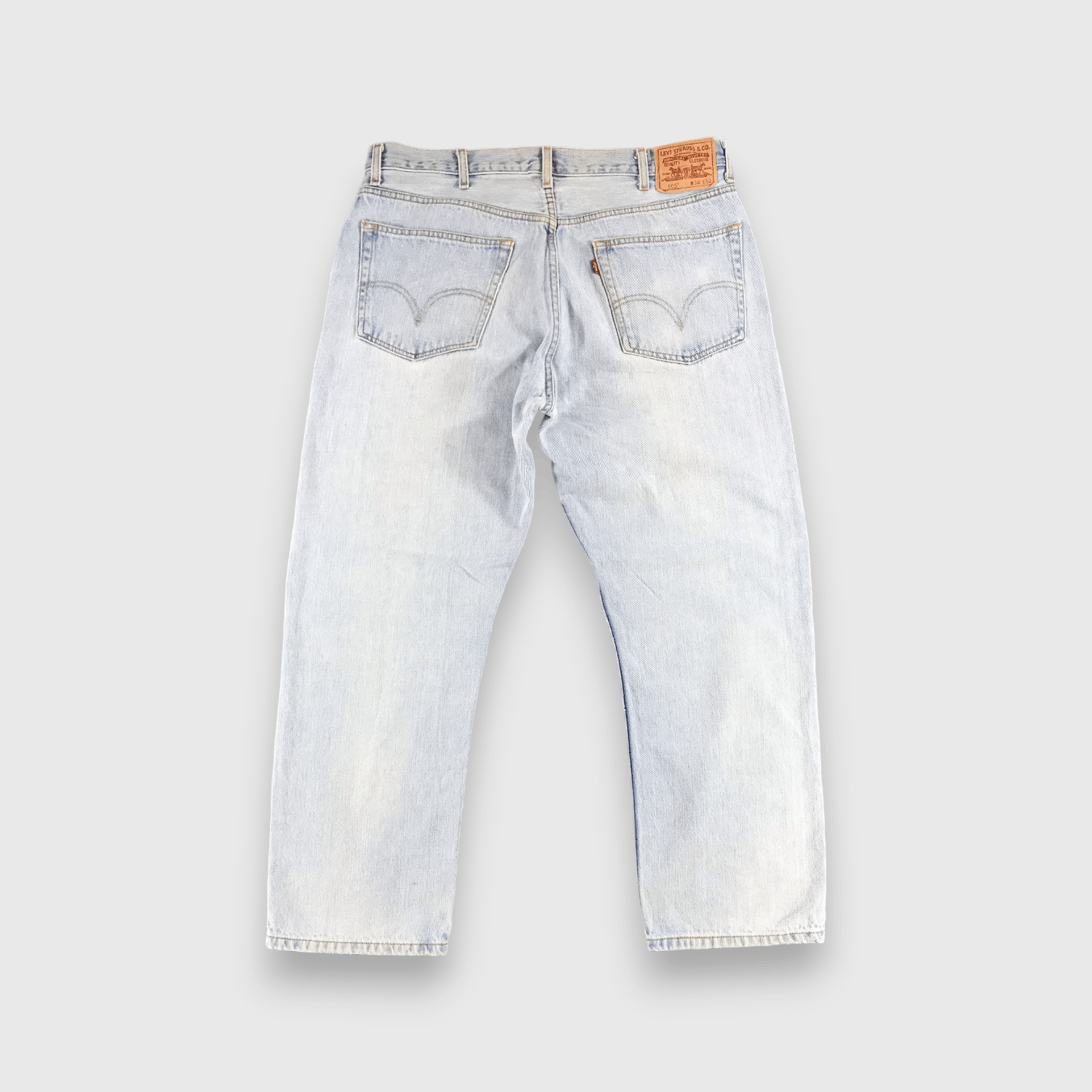 Levi's Light Wash Vintage Levis 505 Jeans-J1185 Size US 36 / EU 52 - 2 Thumbnail