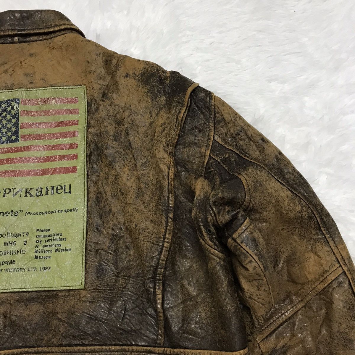 Genuine Leather Vintage gallery leather jacket Size US L / EU 52-54 / 3 - 21 Thumbnail