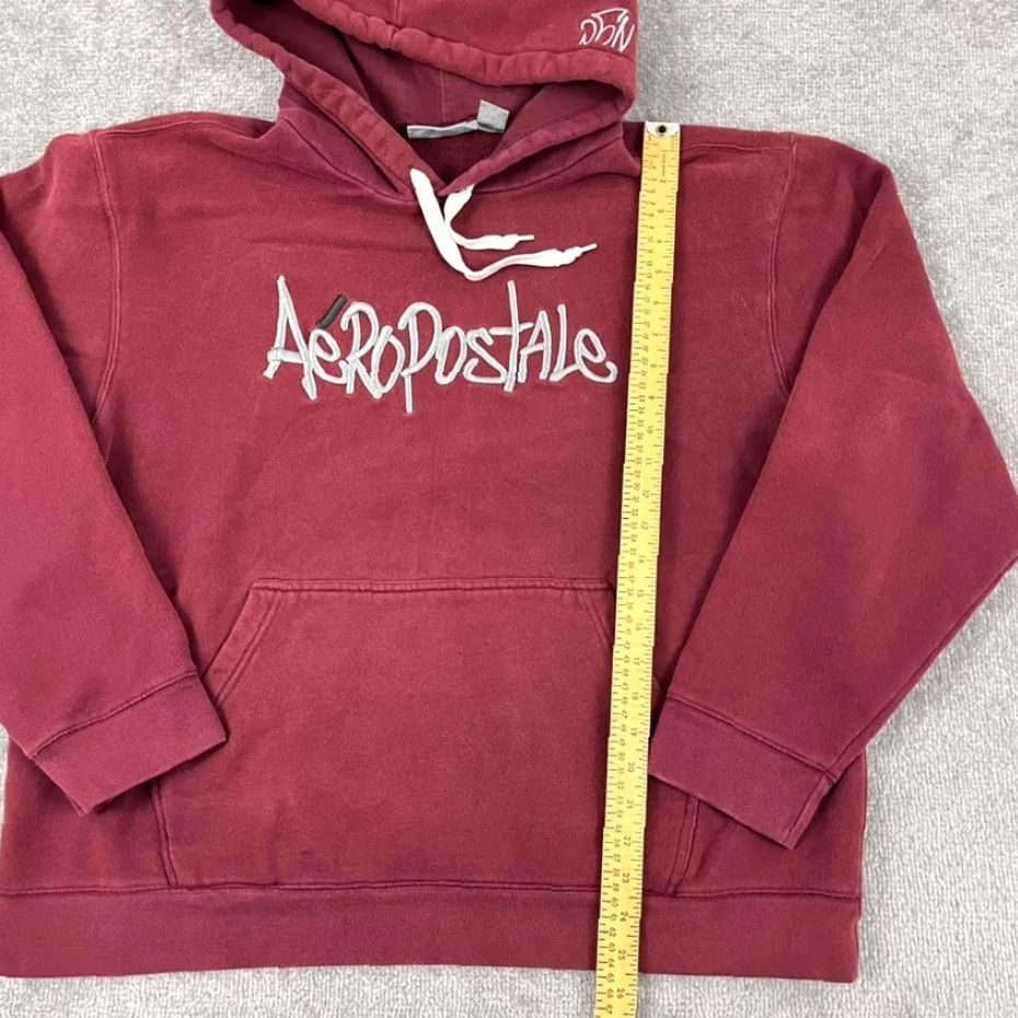 Aeropostale VINTAGE AEROPOSTALE Hoodie Men XL Red Graffiti Script Spell Out Retro Y2K Size US XL / EU 56 / 4 - 5 Thumbnail