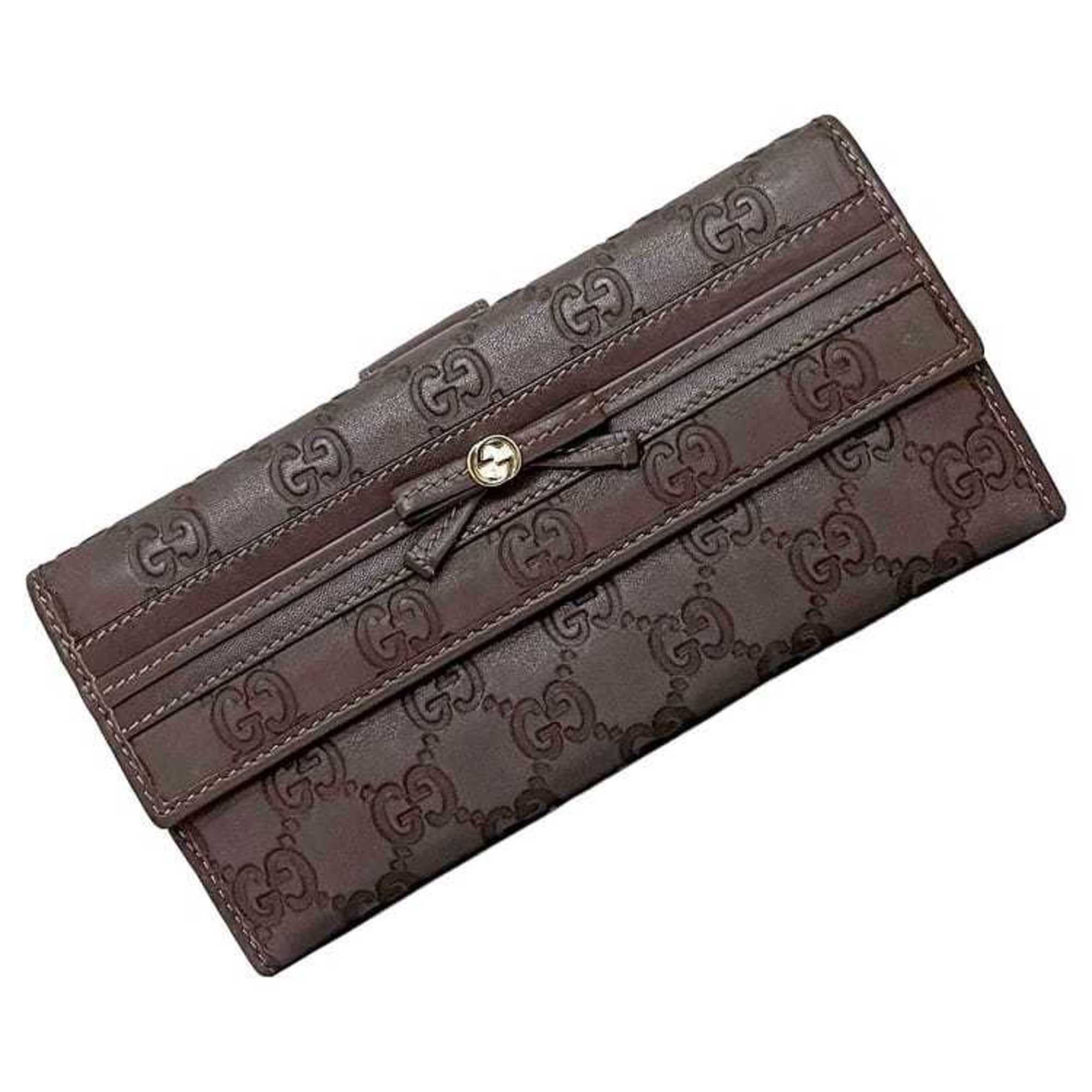 image of Gucci Guccissima Wallet in Purple, Women's