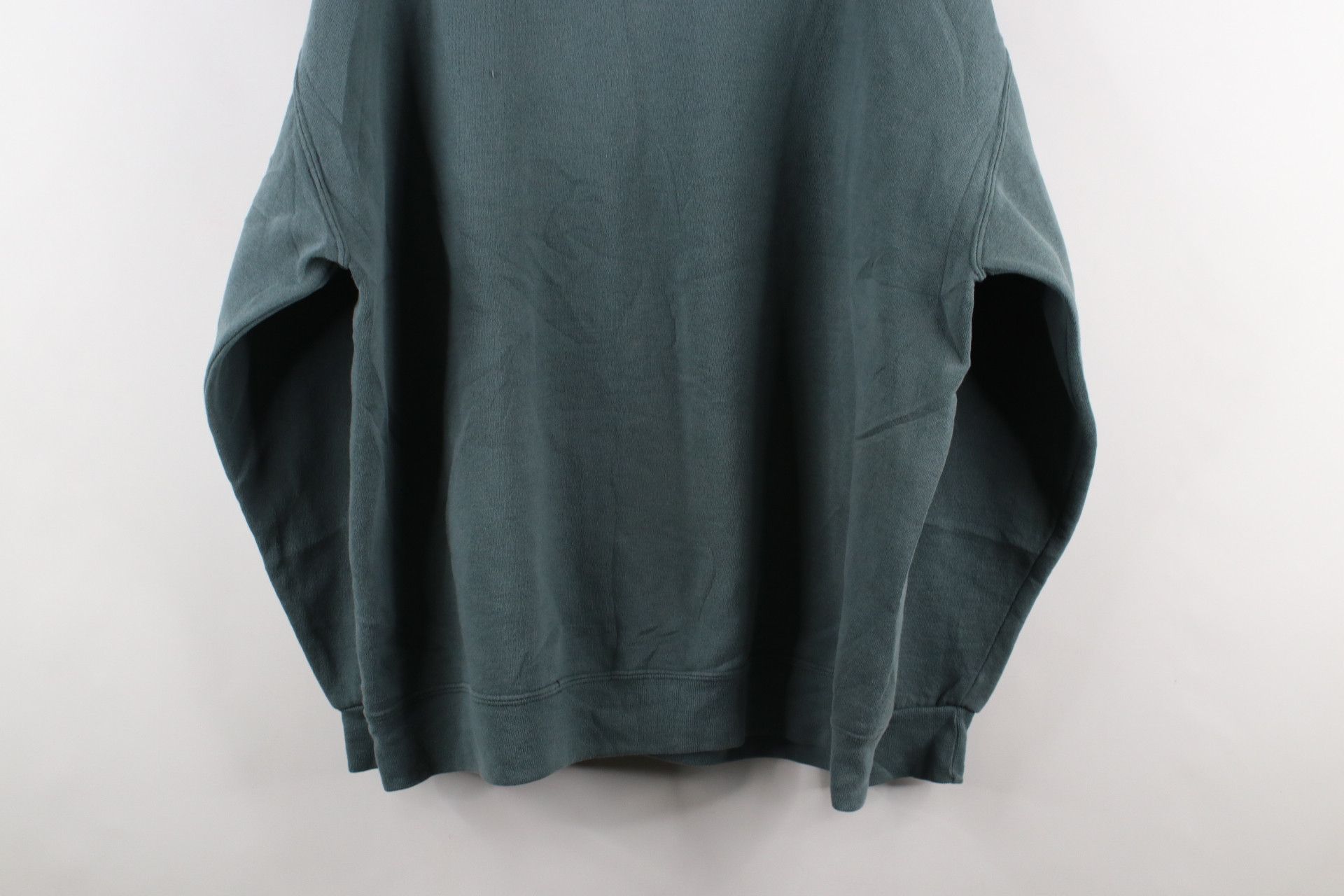 Russell Athletic Vintage 90s Russell Athletic Blank Crewneck Sweatshirt Green Size US XL / EU 56 / 4 - 11 Thumbnail