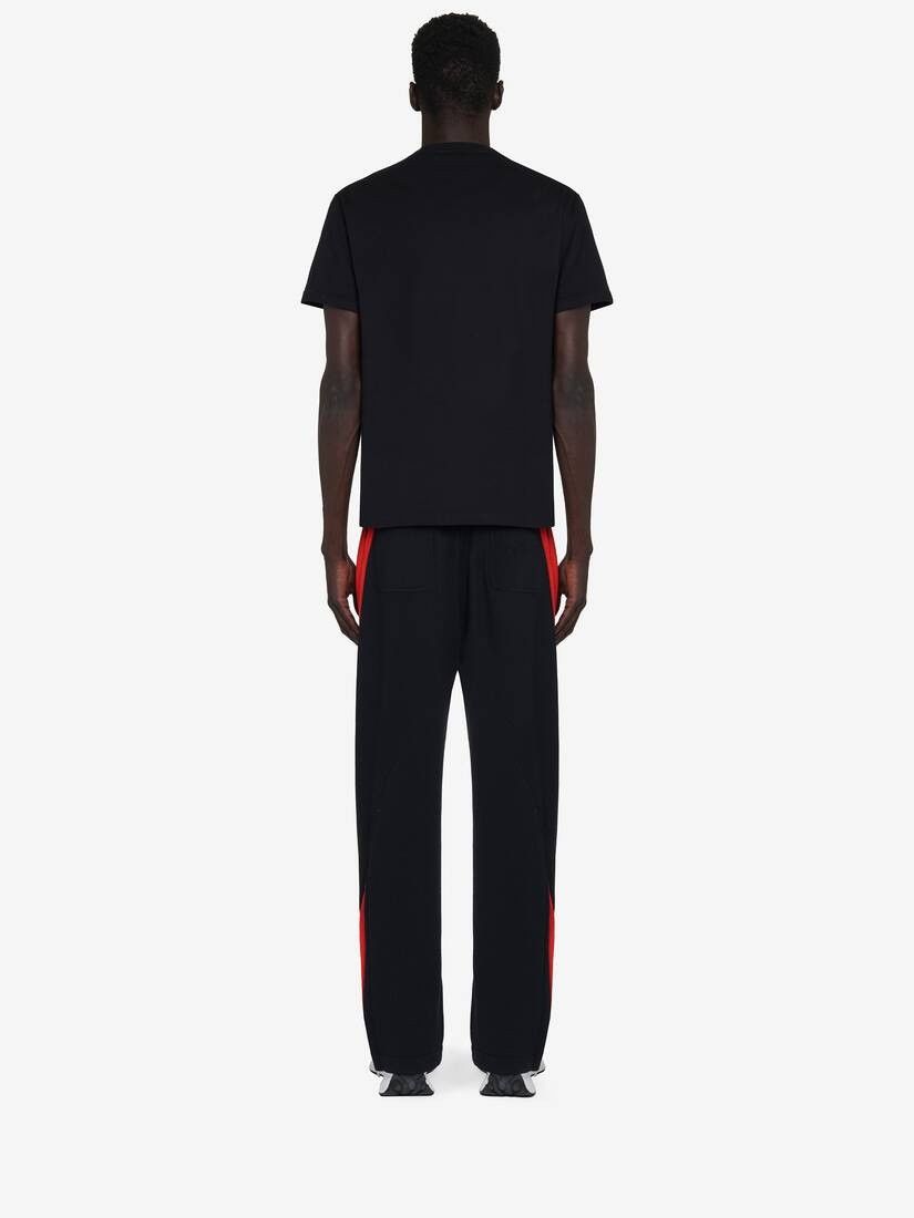Alexander McQueen o1w1db10725 McQueen Graffiti T-Shirt in Black/Red Size US S / EU 44-46 / 1 - 5 Thumbnail