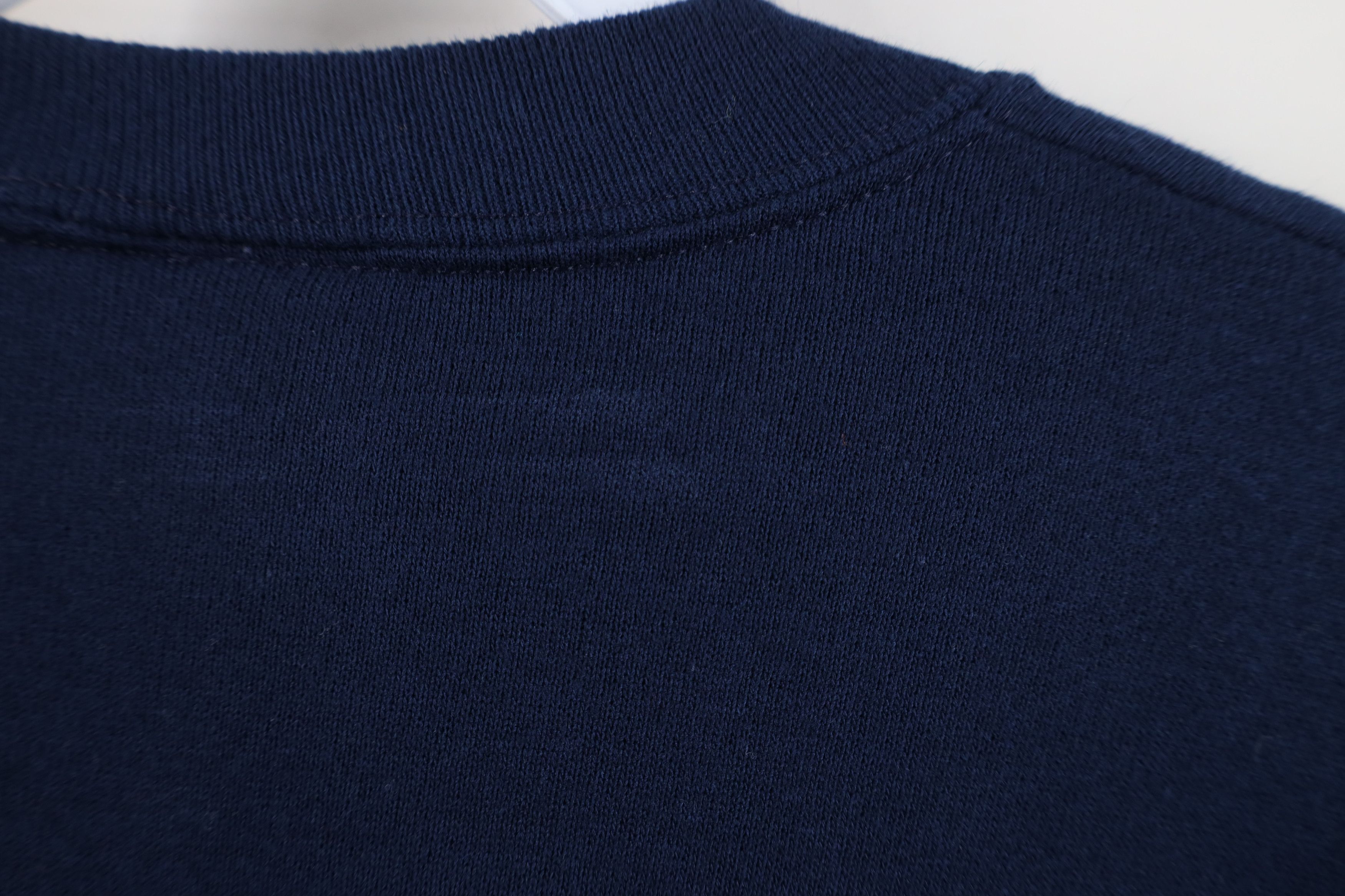 Vintage Vintage 90s Streetwear Crewneck Sweatshirt Navy Blue USA Size US XL / EU 56 / 4 - 8 Thumbnail