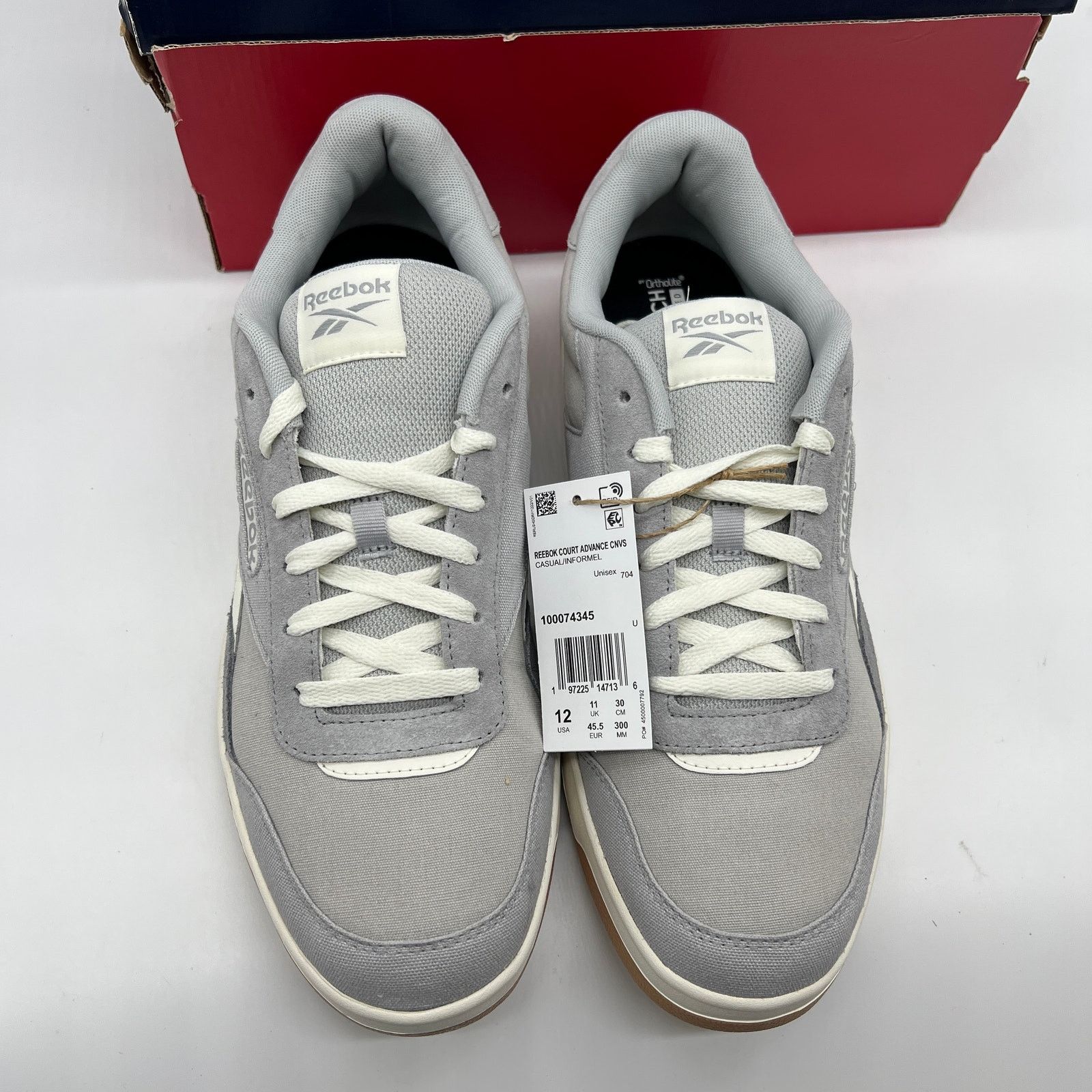 Reebok Reebok Unisex-Adult Court Advance Canvas Sneaker Size 12 Men Size US 12 / EU 45 - 4 Thumbnail