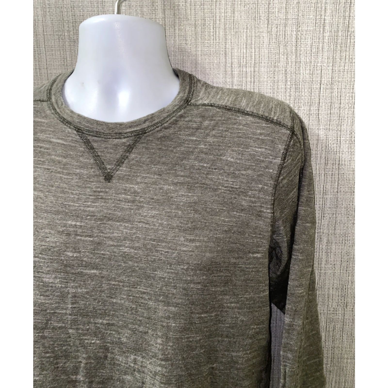 The North Face The North Face Mens Long Sleeve T-Shirt Size M Gray Cotton Modal Solid Casual Size US M / EU 48-50 / 2 - 2 Thumbnail