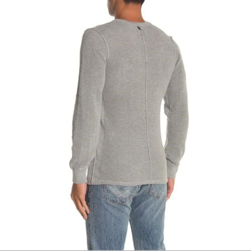 Ovadia & Sons Ovadia And Sons Cotton Waffle Knit Crew Neck Sweater in Hea Size US XXL / EU 58 / 5 - 2 Thumbnail