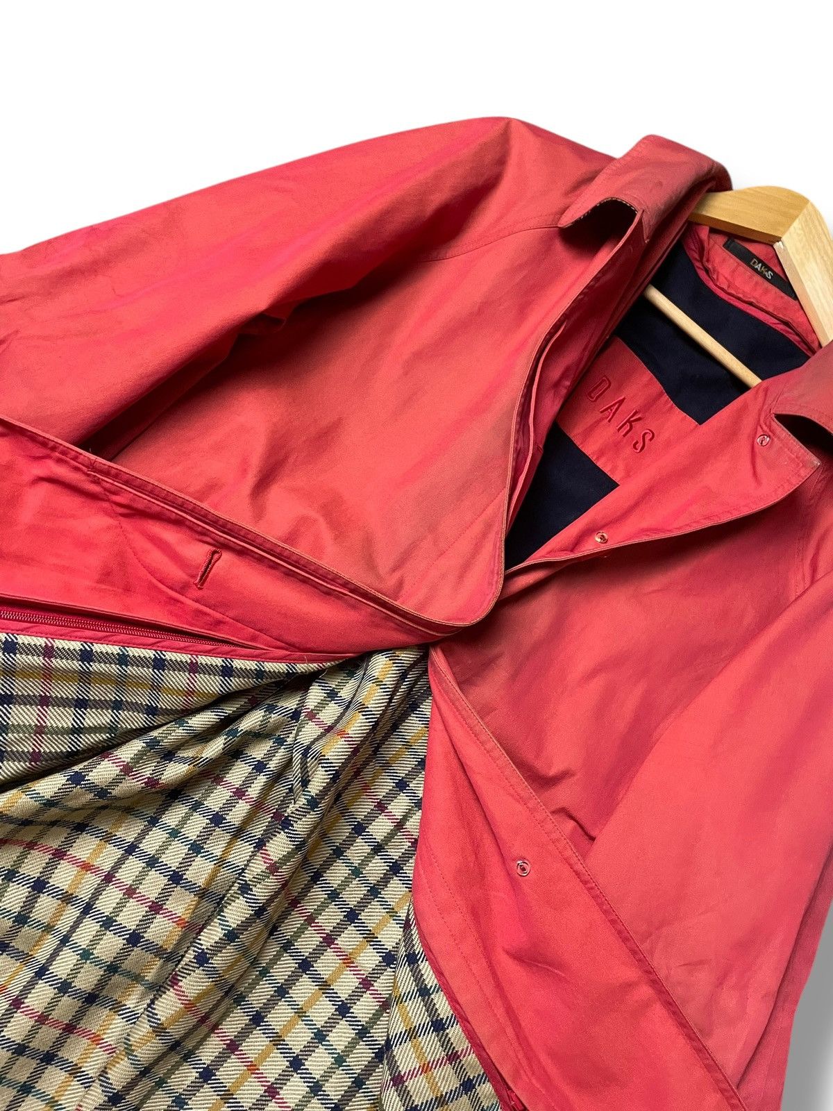 DAKS × Japanese Brand × Vintage DAKS LONDON Hidden Button Trench Coat (116) Size US M / EU 48-50 / 2 - 7 Thumbnail