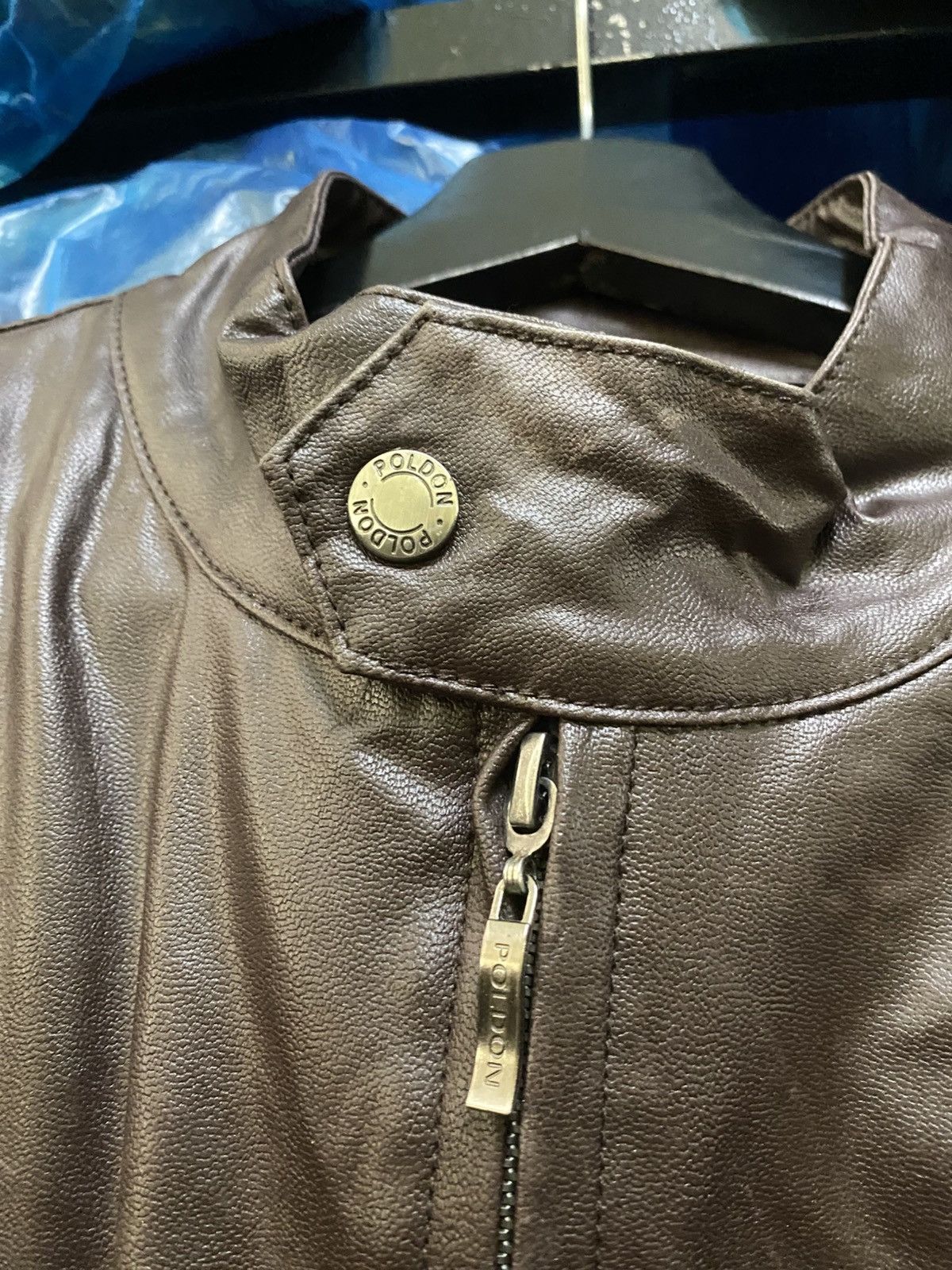 Leather Vintage Poldon Classic Brown Leather Jacket Retro Outerwear Size US M / EU 48-50 / 2 - 6 Thumbnail