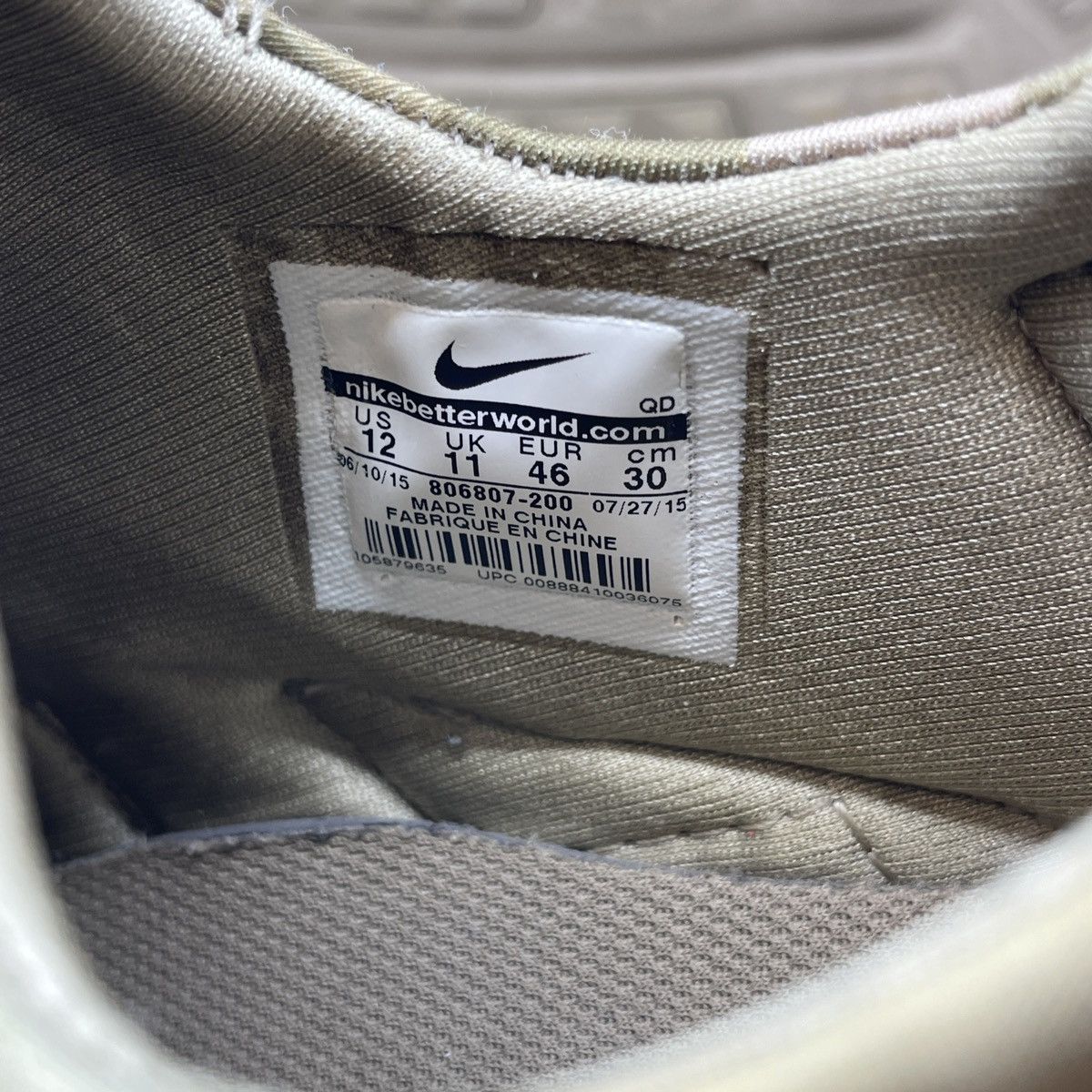 Nike Air huarache utility khaki Size US 12 / EU 45 - 8 Thumbnail