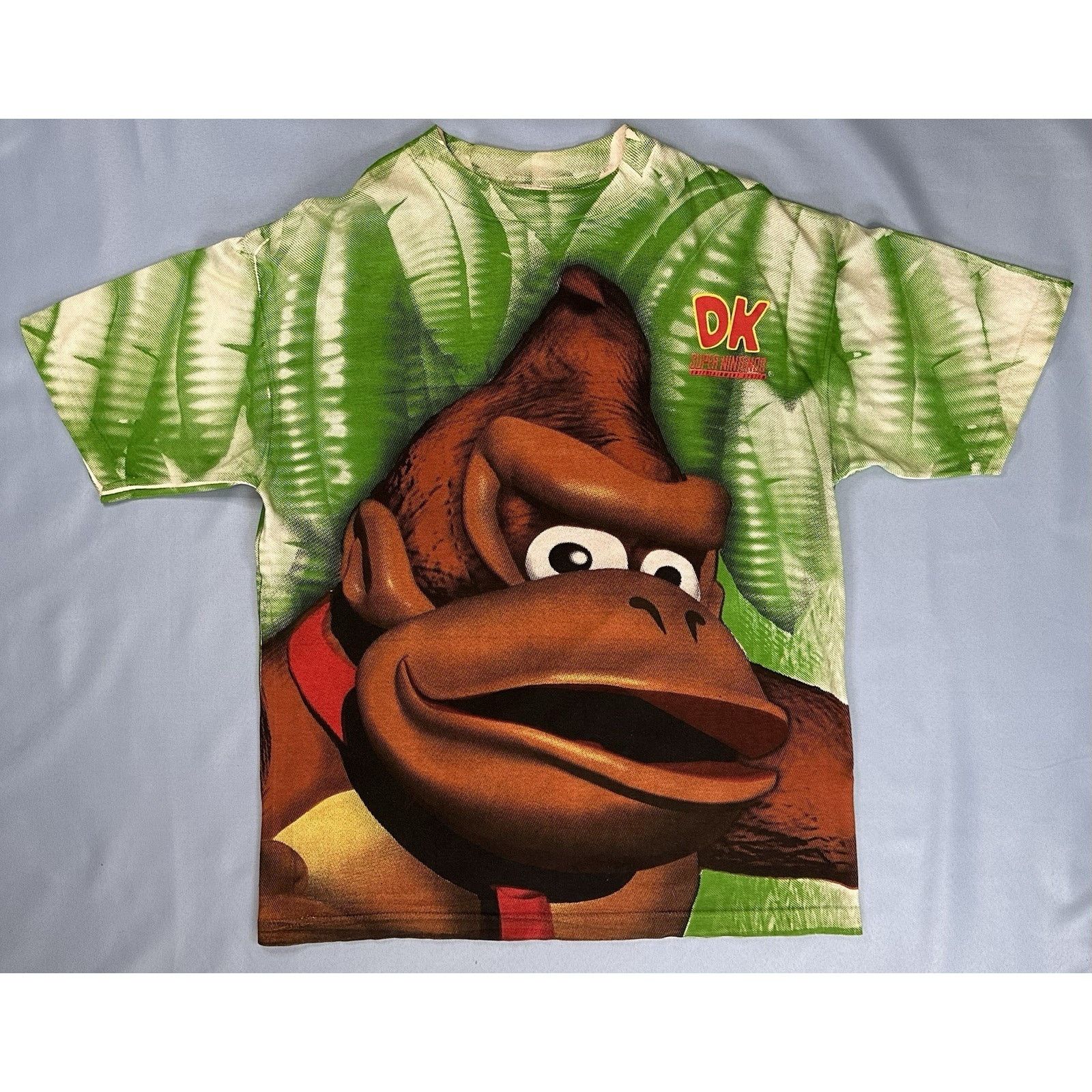 Nintendo Vintage Donkey Kong Country AOP Nintendo SNES Tee Size US XL / EU 56 / 4 - 1 Thumbnail