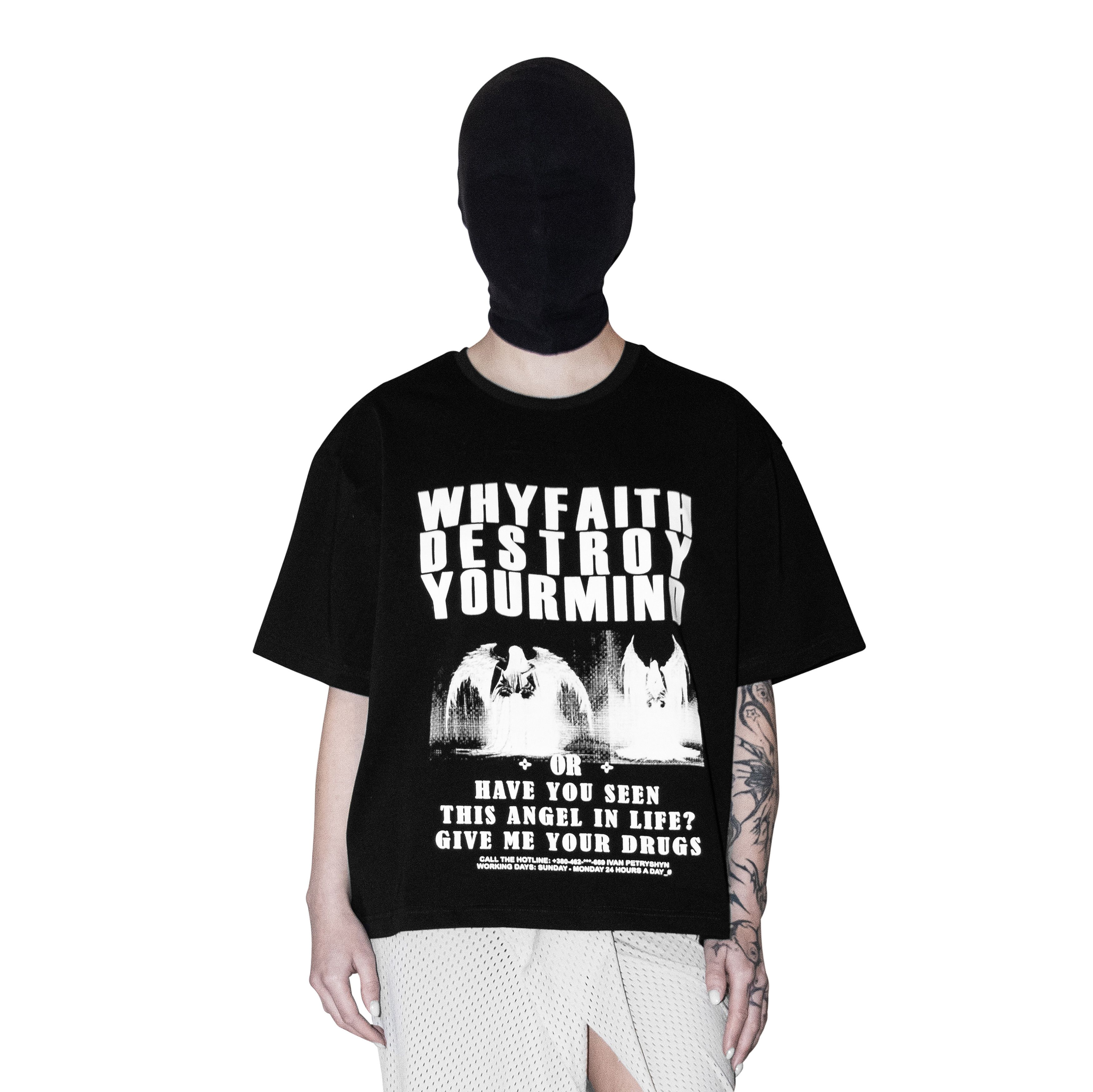 Japanese Brand "hotline +380-462-***-669" black t-shirt Size US XL / EU 56 / 4 - 2 Thumbnail