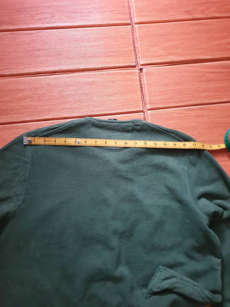 Japanese Brand WMB Green Colour snap button fleece Sweater Size US M / EU 48-50 / 2 - 8 Thumbnail