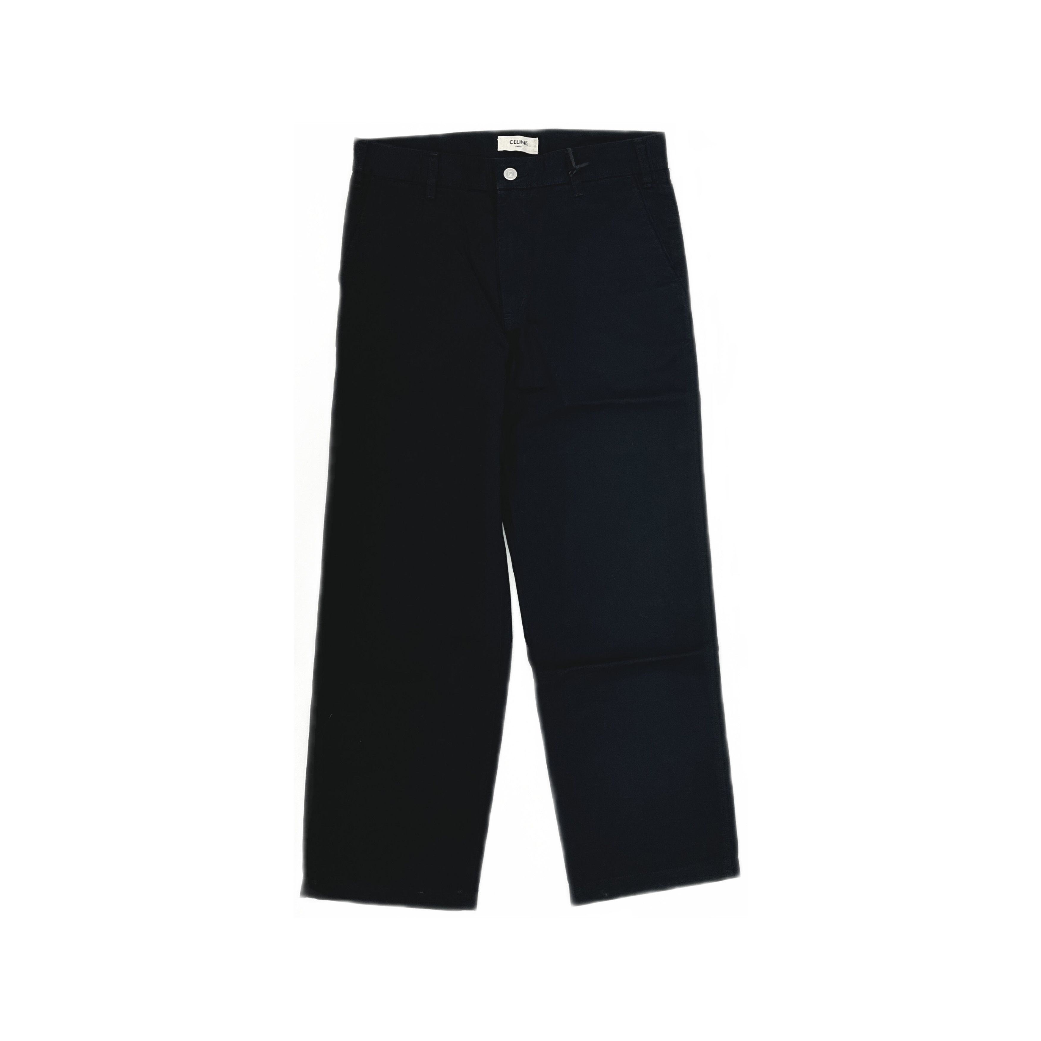 Celine Celine Cotton Wide-Leg Trousers Size 30 Size US 30 / EU 46 - 1 Thumbnail