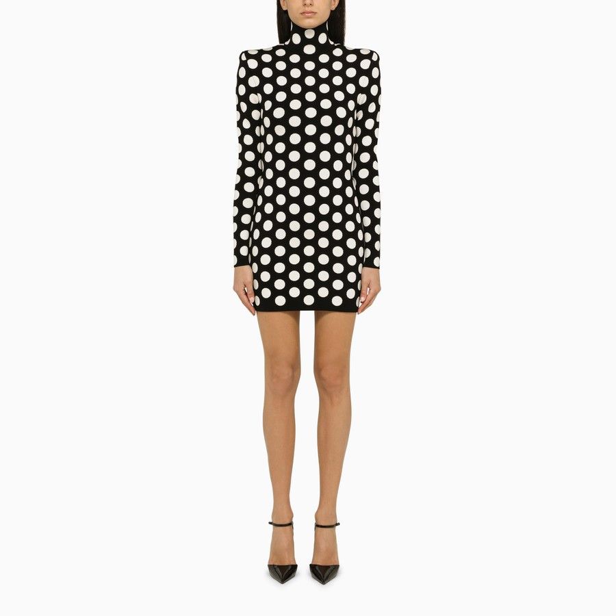 image of Balmain O1D2Blof01223 Mini Dress In Black, Women's (Size XS)