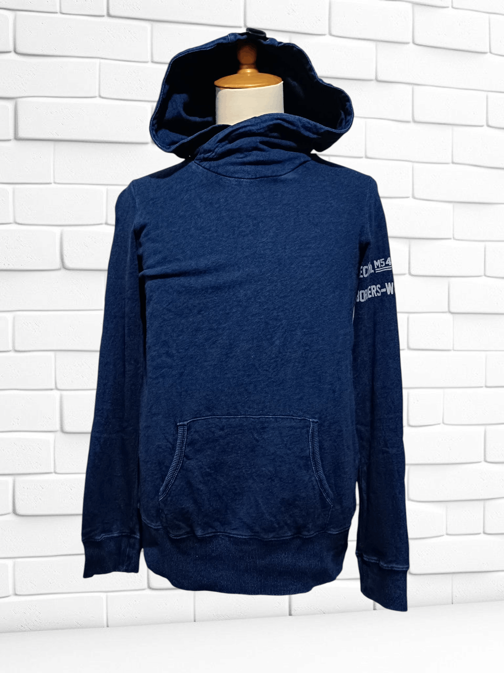 Japanese Brand Indigo Sweater Jacket Size US M / EU 48-50 / 2 - 1 Thumbnail
