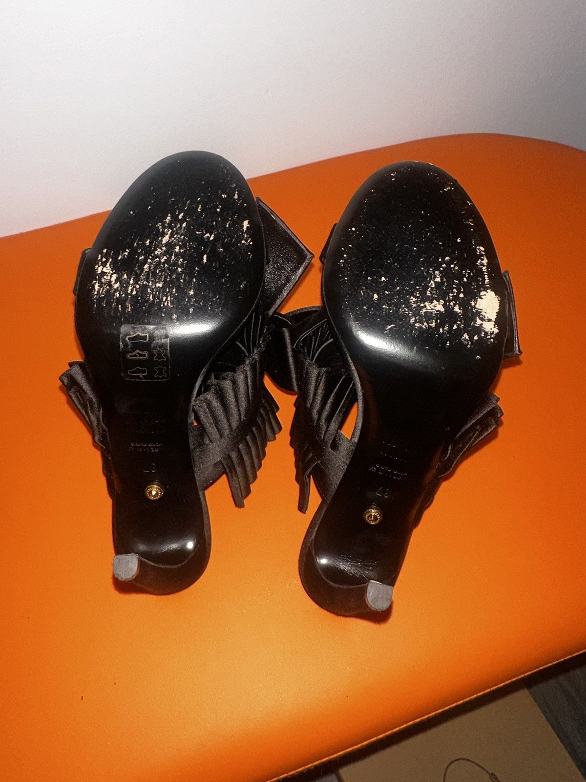 Designer Fausto Puglisi black pumps Size US 6 / IT 36 - 5 Thumbnail