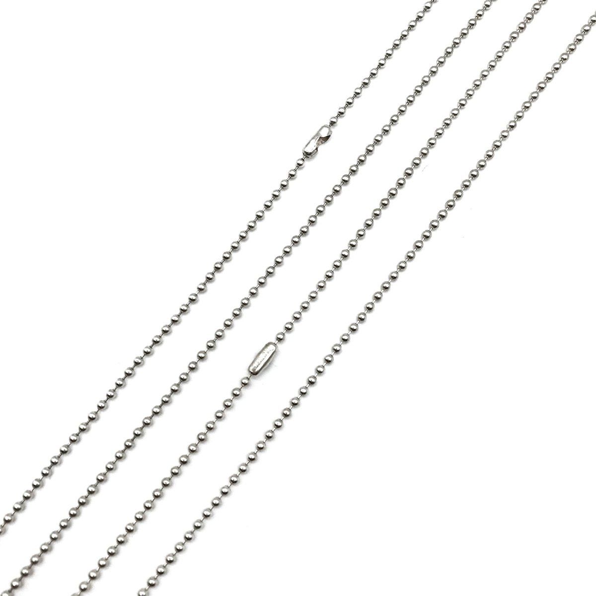 Chrome Hearts Chrome Hearts Silver Ball Chain Necklace Size ONE SIZE - 3 Thumbnail
