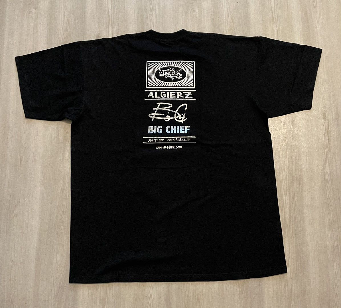 Rap Tees × Vintage Vintage Y2K Algierz I DO IT FOR THE HOOD! Raptee 4XL Size US XXL / EU 58 / 5 - 4 Thumbnail