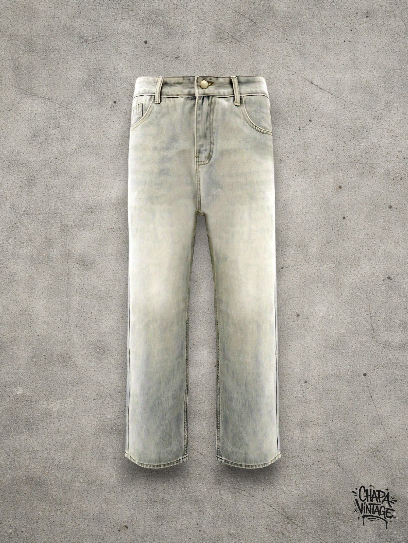 Vintage Washed light jeans Size US 32 / EU 48 - 4 Thumbnail