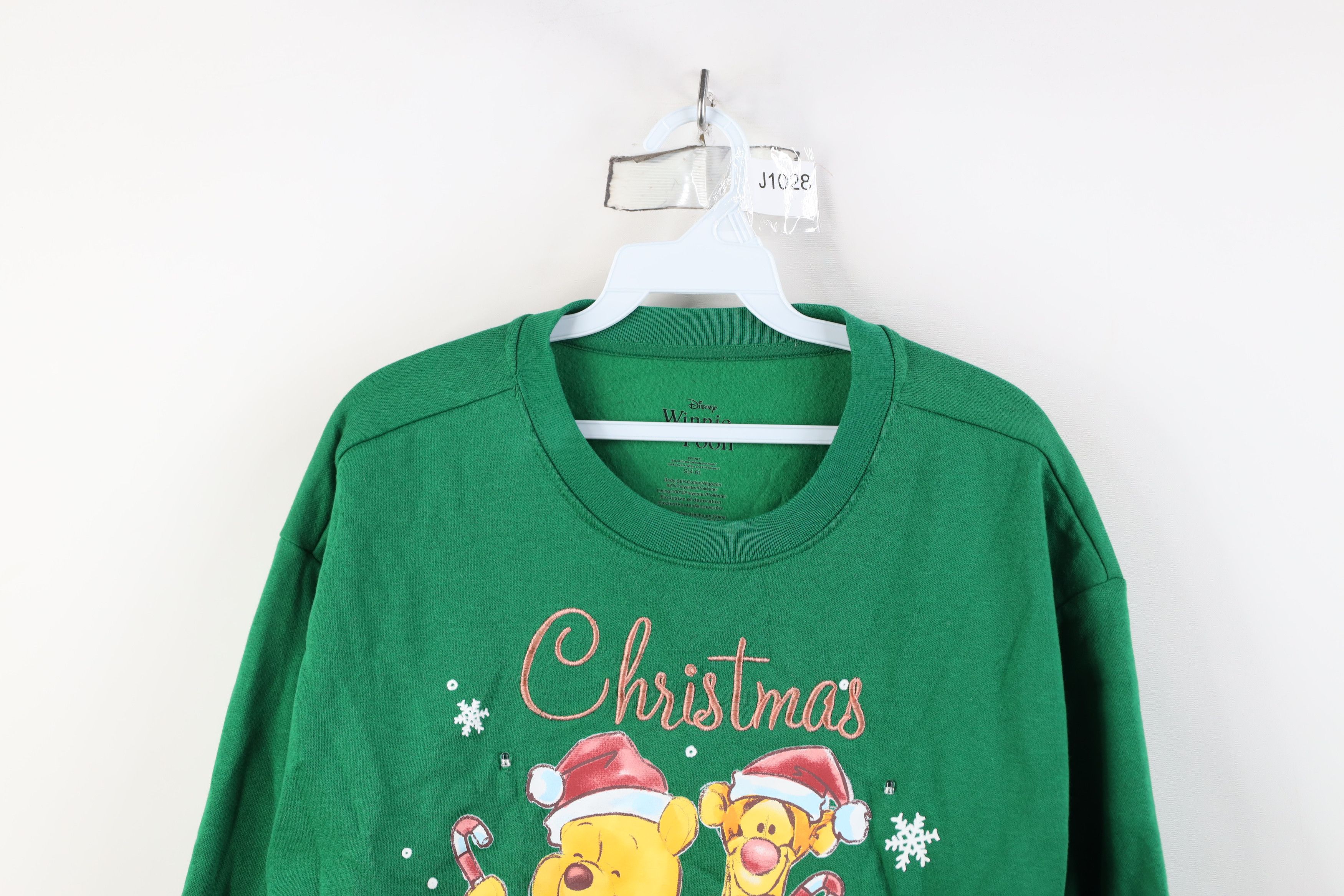 Disney Y2K Disney Christmas Winnie the Pooh Crewneck Sweatshirt Size S / US 4 / IT 40 - 2 Thumbnail