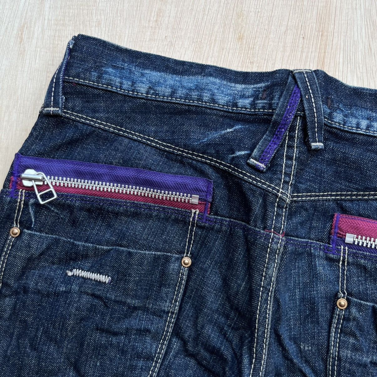 Blue Blue Japan BLUE WAY MODERN VINTAGE FLARED DENIM ARCHIVAL CLOTHING Size US 30 / EU 46 - 3 Thumbnail