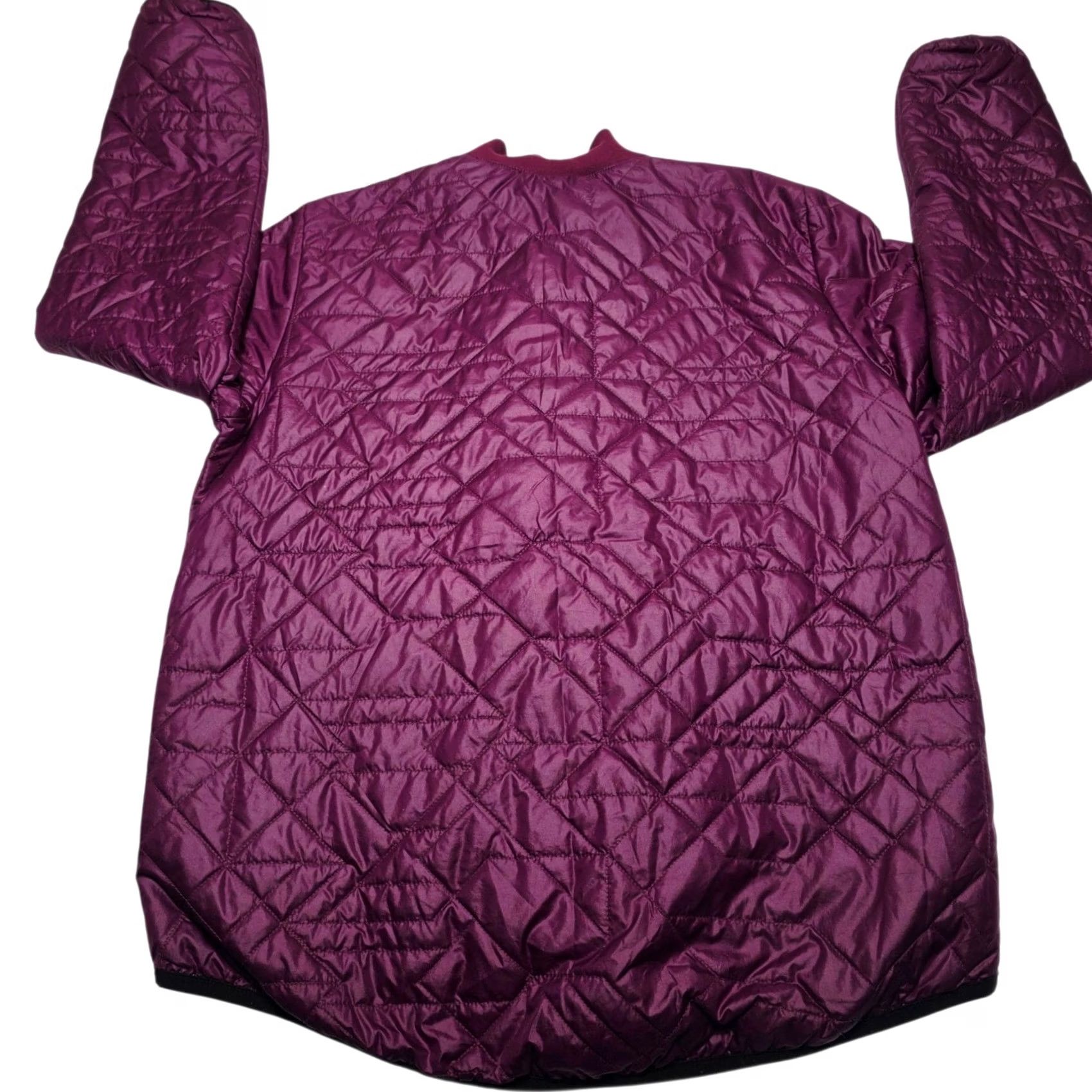 Nike Nike Womens Jacket PrimaLoft Quilted Snap Button Purple Medium 854747-609 Size M / US 6-8 / IT 42-44 - 2 Thumbnail