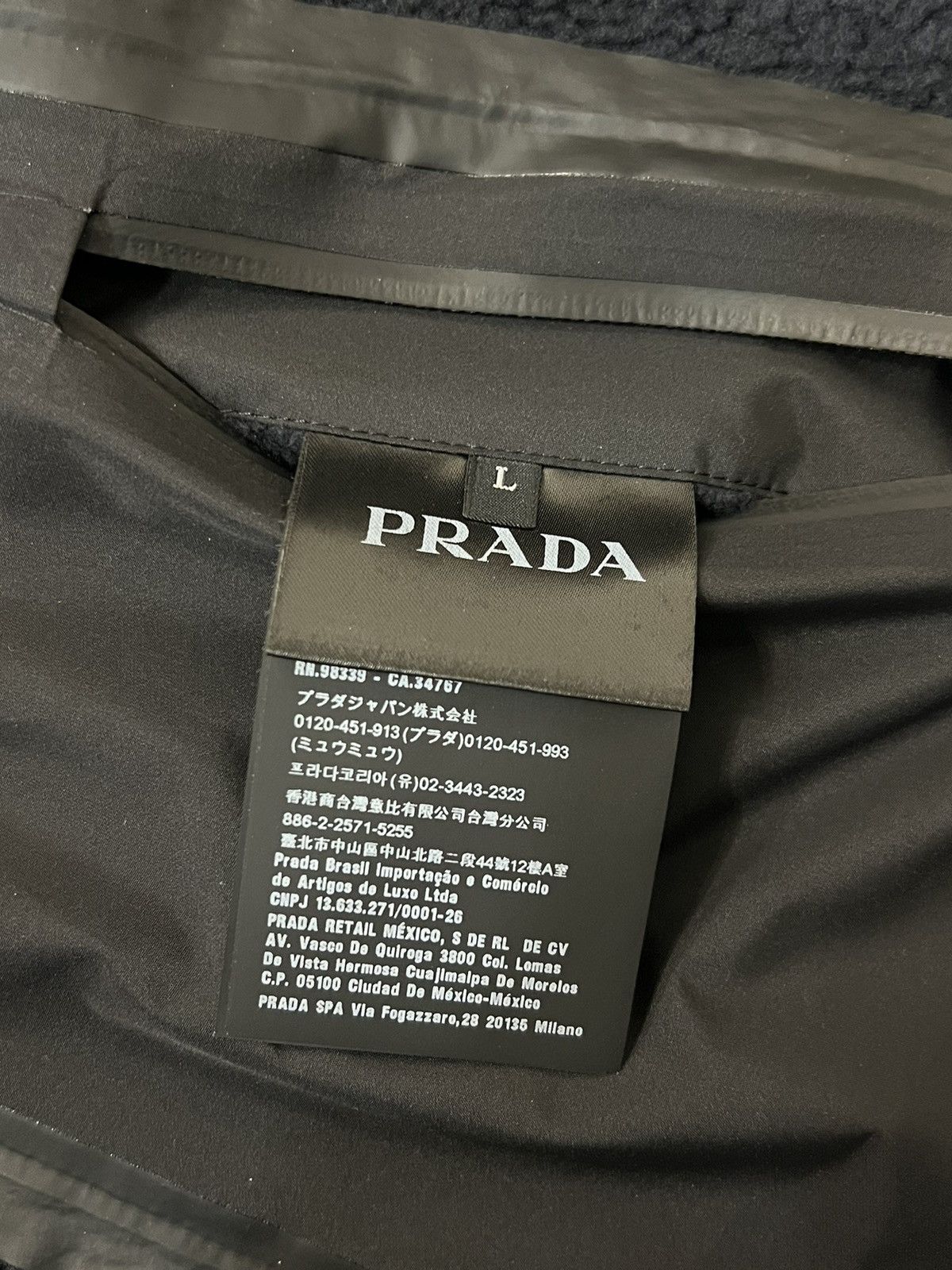 Prada Prada Recycled Fleece Technical Jacket Size US L / EU 52-54 / 3 - 4 Thumbnail