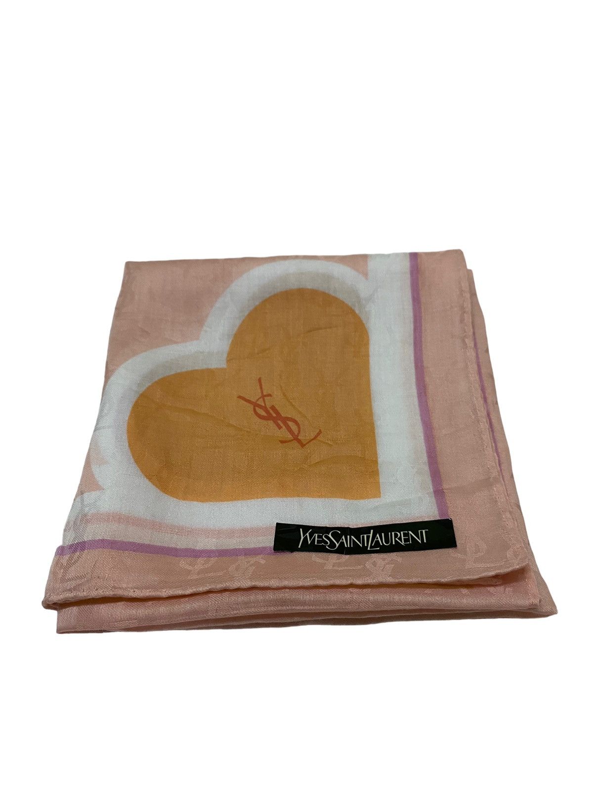 Yves Saint Laurent Vintage Yves Saint Laurent Love Love Handkerchif Size ONE SIZE - 7 Thumbnail
