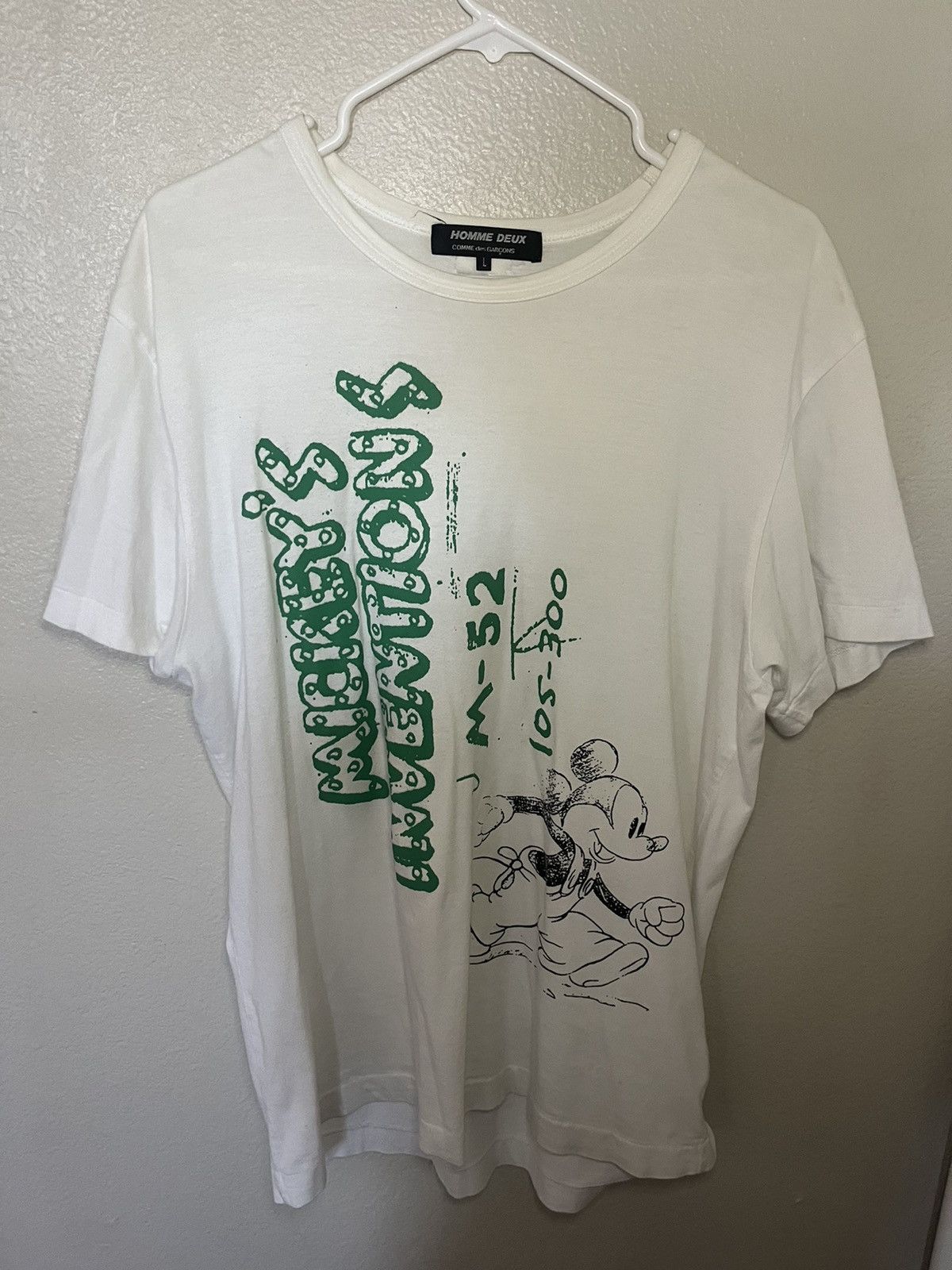 Comme des Garcons Commes Des Garçons Homme Deux “Mickeys Inventions” Shirt Size US L / EU 52-54 / 3 - 1 Thumbnail